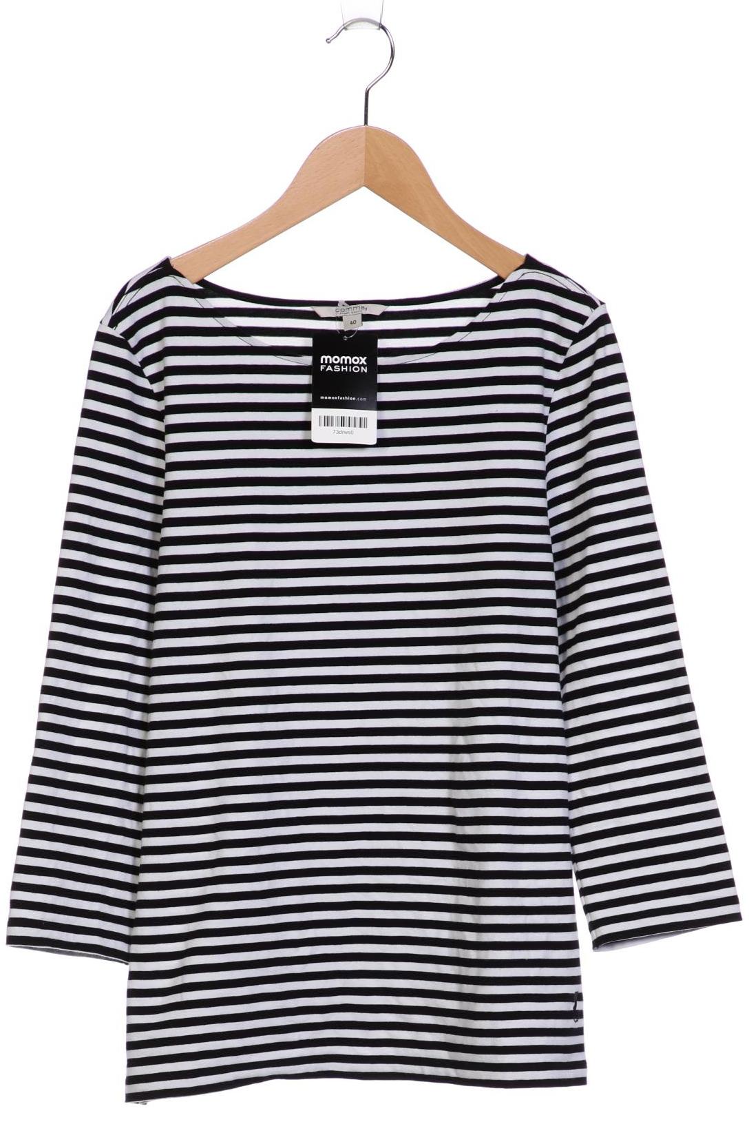 

Comma Damen Langarmshirt, schwarz, Gr. 40