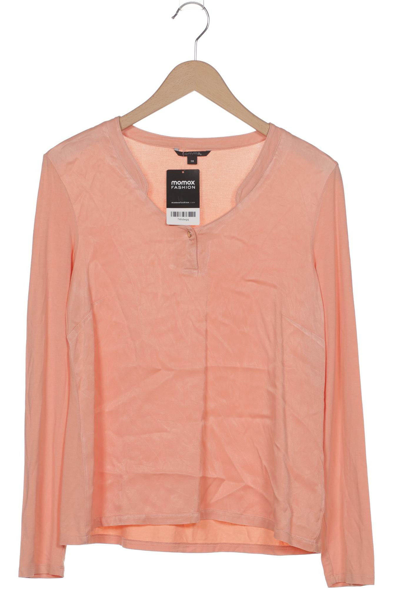 

Comma Damen Langarmshirt, orange, Gr. 38