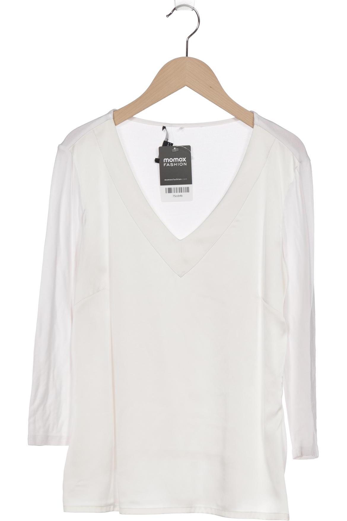 

Comma Damen Langarmshirt, weiß, Gr. 34