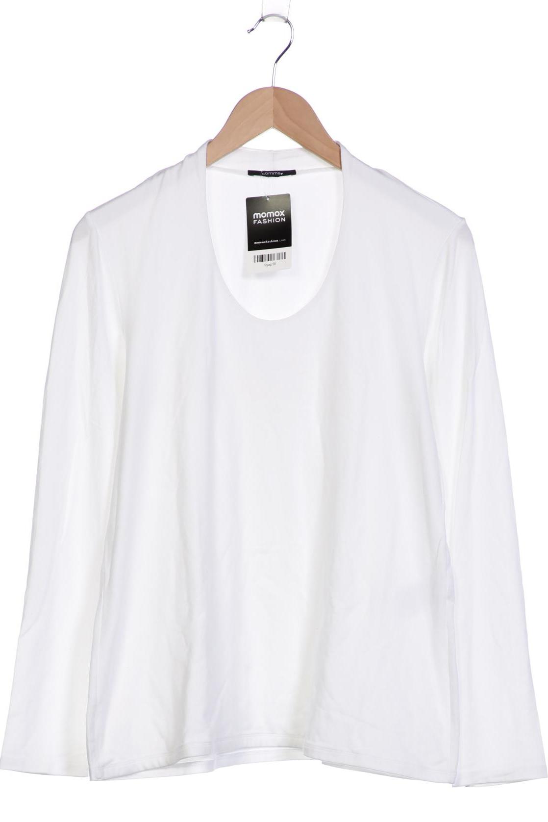 

Comma Damen Langarmshirt, weiß, Gr. 48