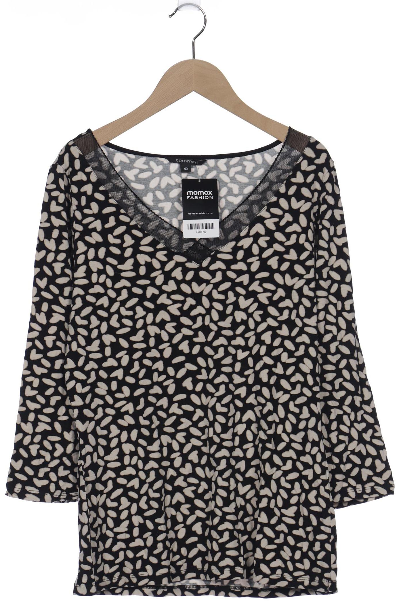 

Comma Damen Langarmshirt, schwarz
