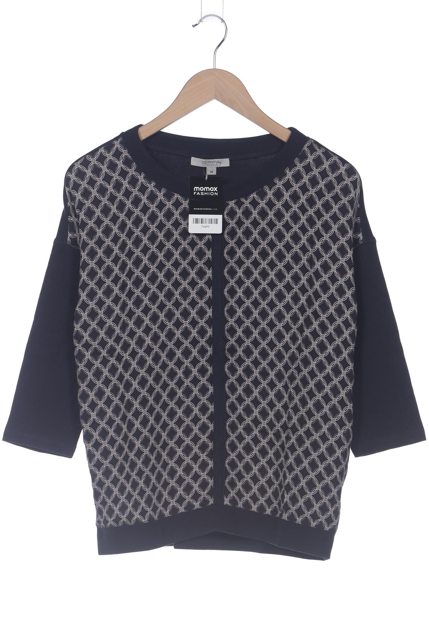 

Comma Damen Langarmshirt, marineblau, Gr. 38