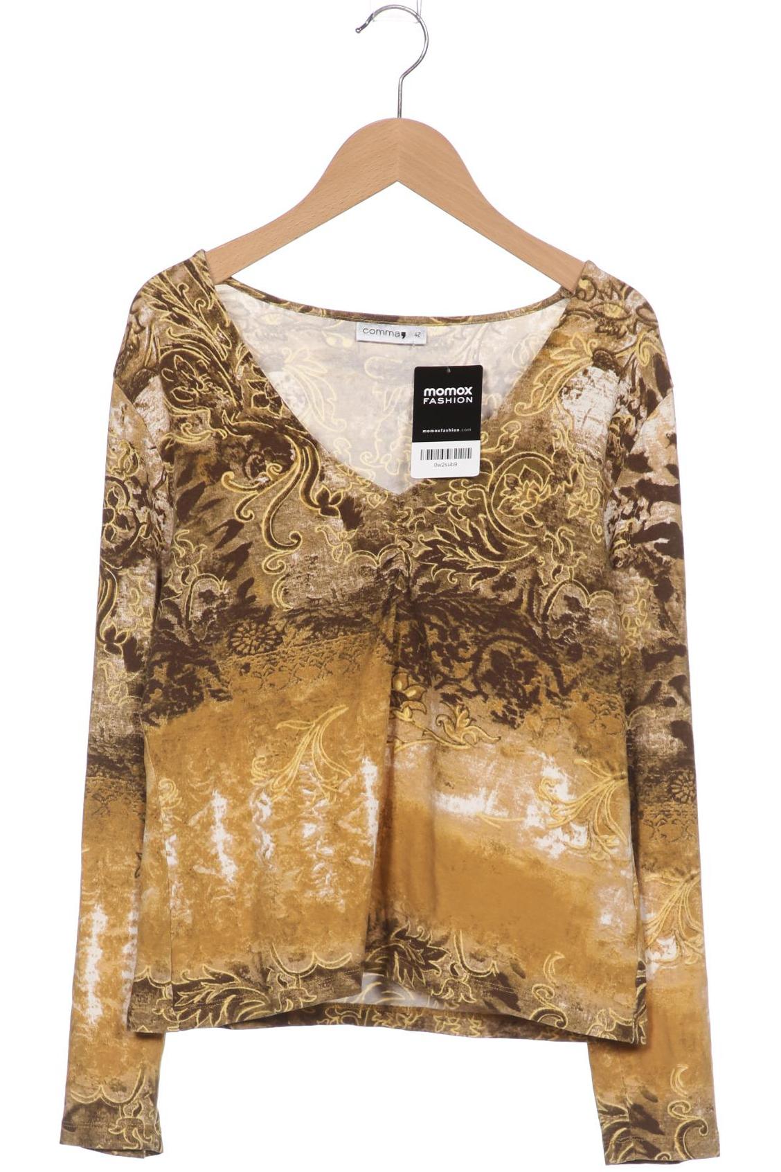 

Comma Damen Langarmshirt, braun, Gr. 42