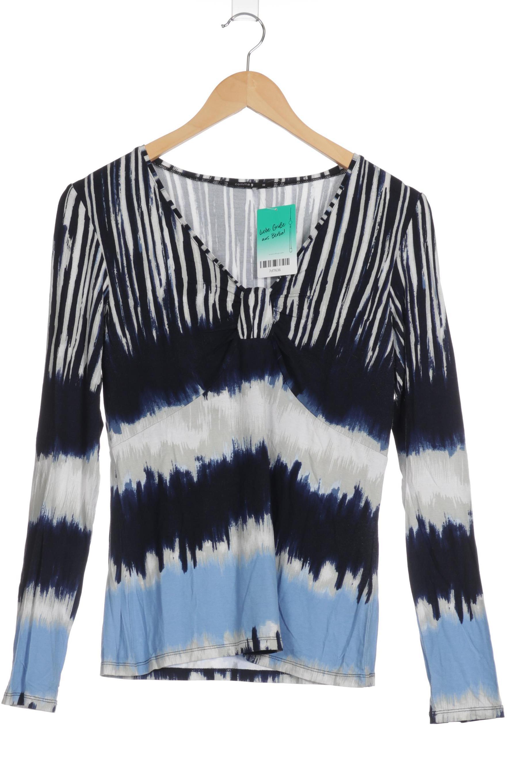 

Comma Damen Langarmshirt, blau, Gr. 38