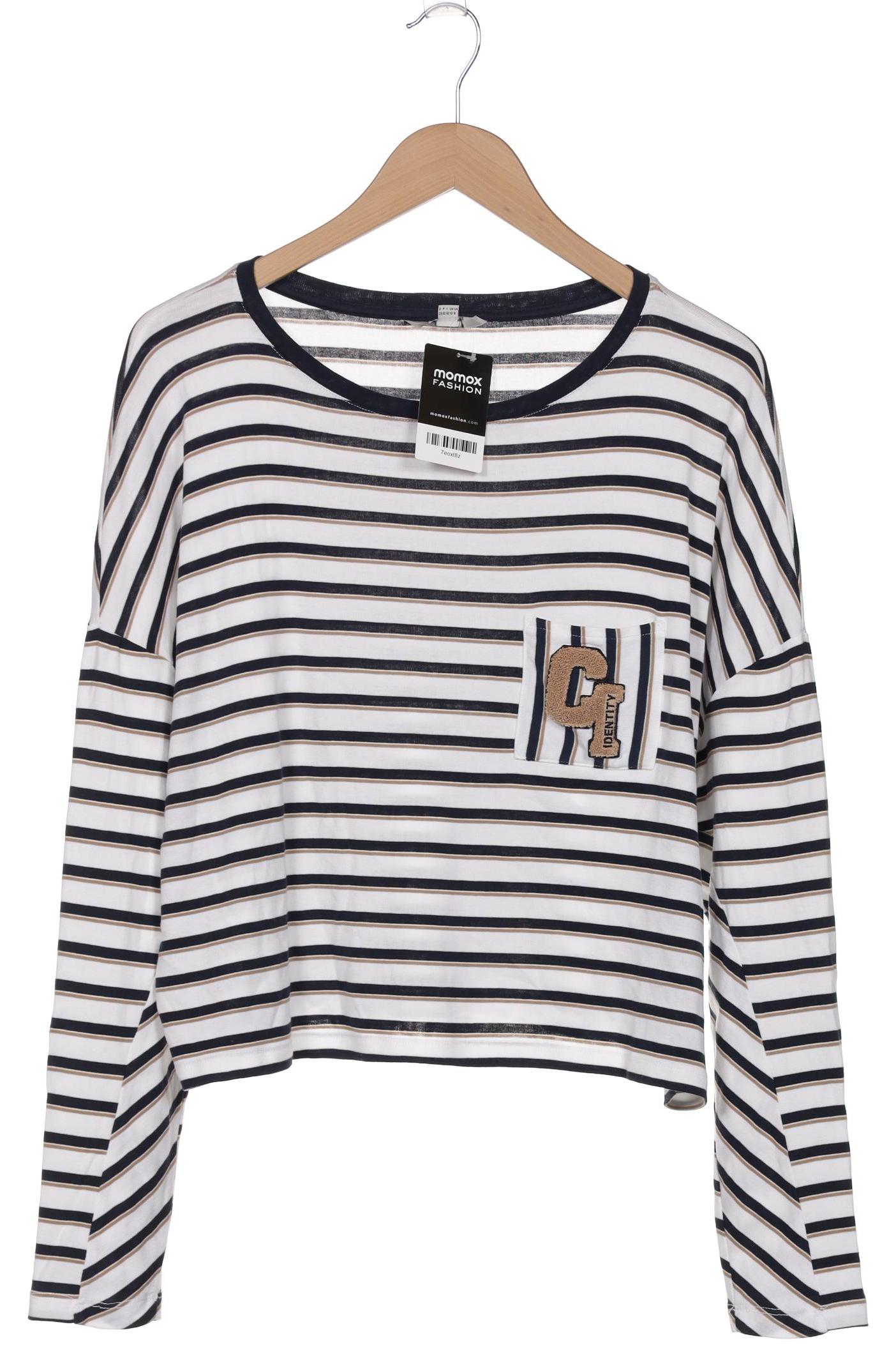 

Comma Damen Langarmshirt, weiß, Gr. 38