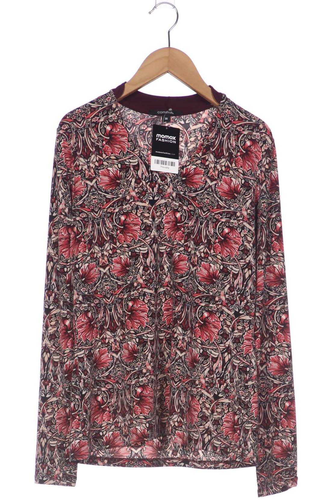 

Comma Damen Langarmshirt, bordeaux, Gr. 38