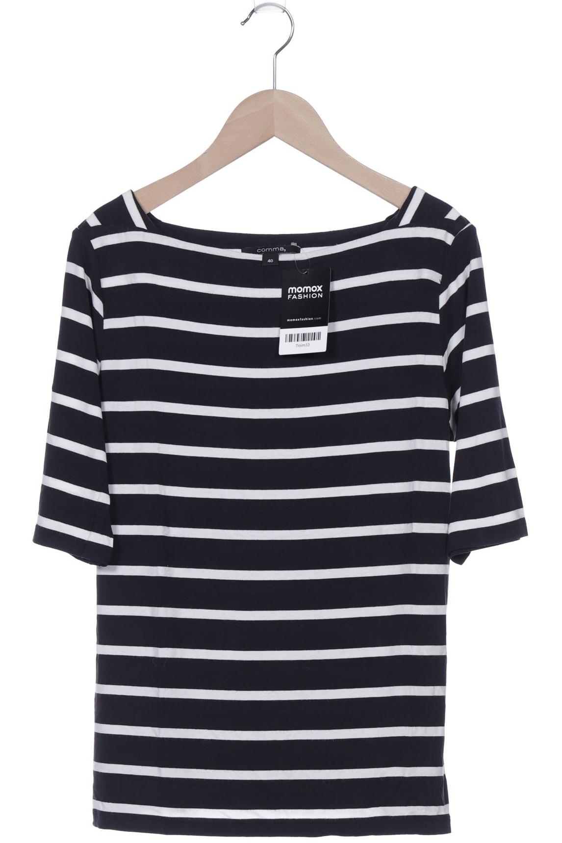 

Comma Damen Langarmshirt, marineblau, Gr. 40