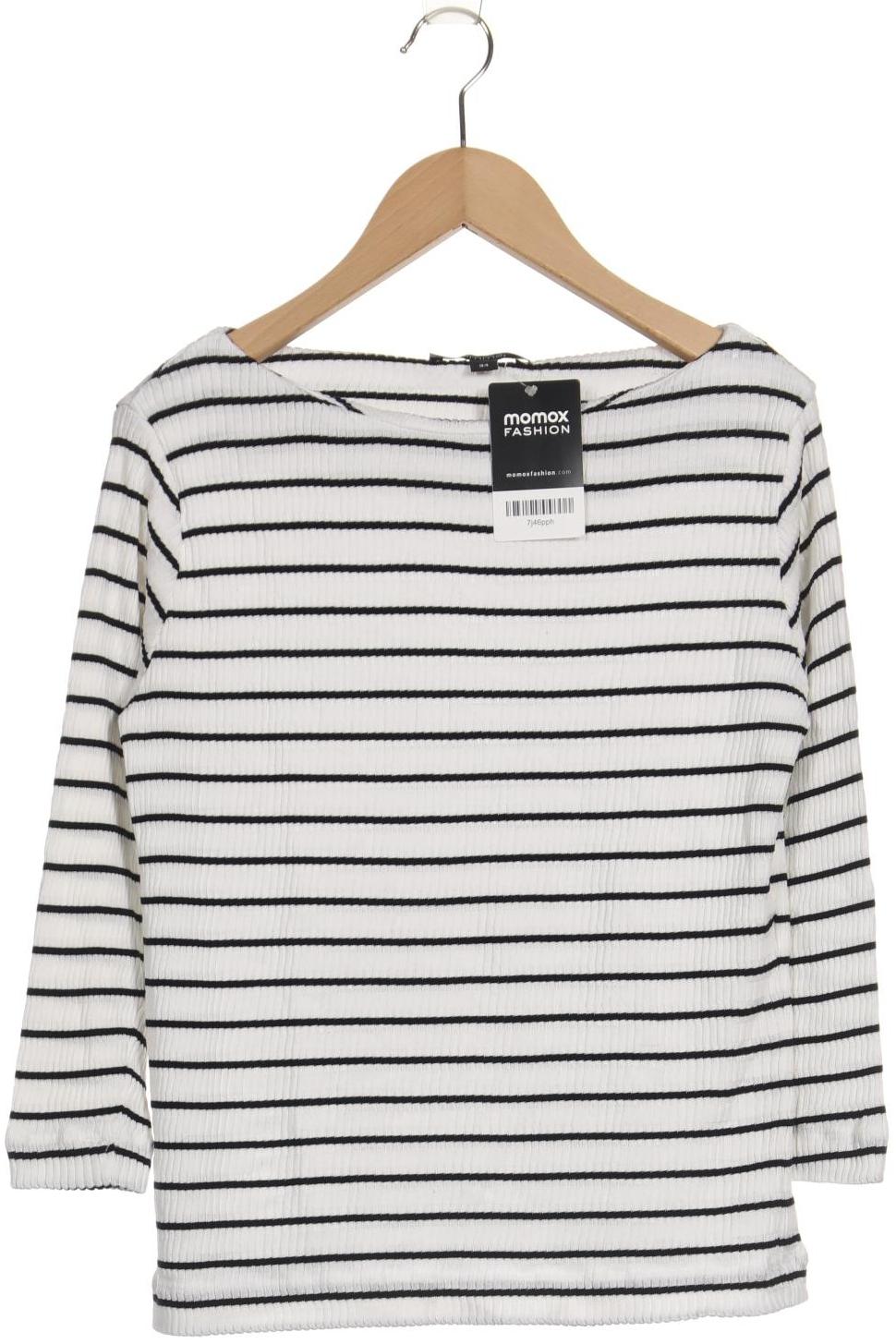 

Comma Damen Langarmshirt, weiß, Gr. 34