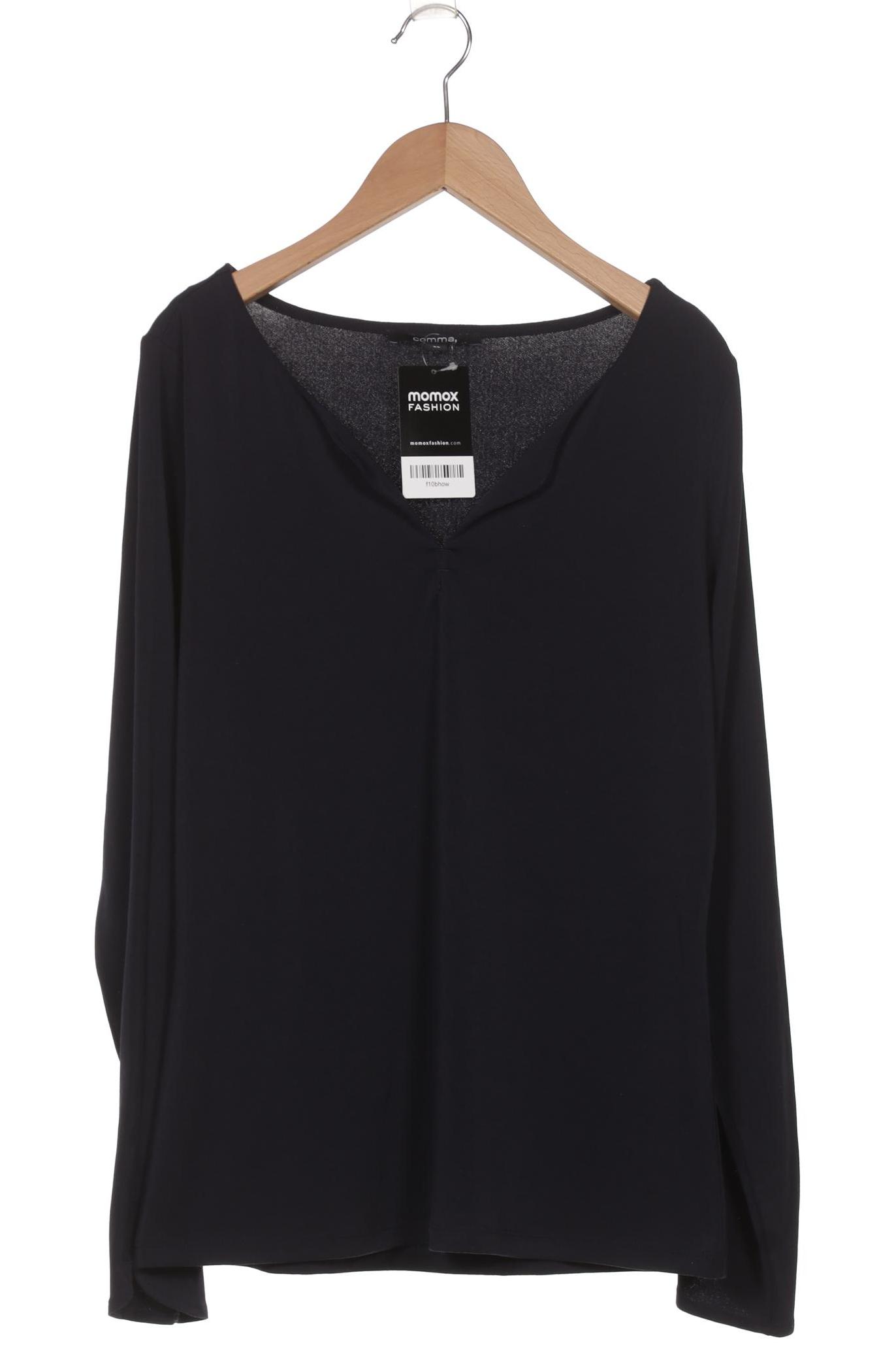 

Comma Damen Langarmshirt, marineblau, Gr. 38