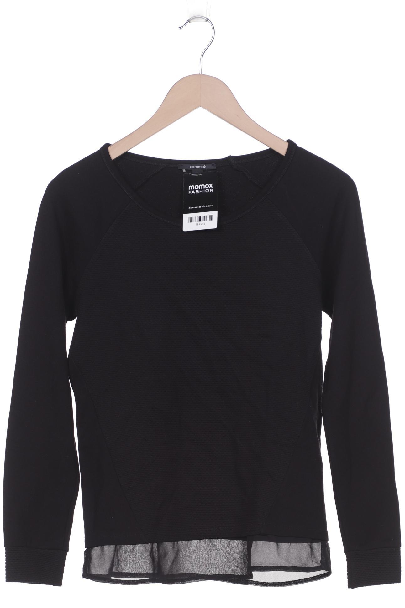 

Comma Damen Langarmshirt, schwarz