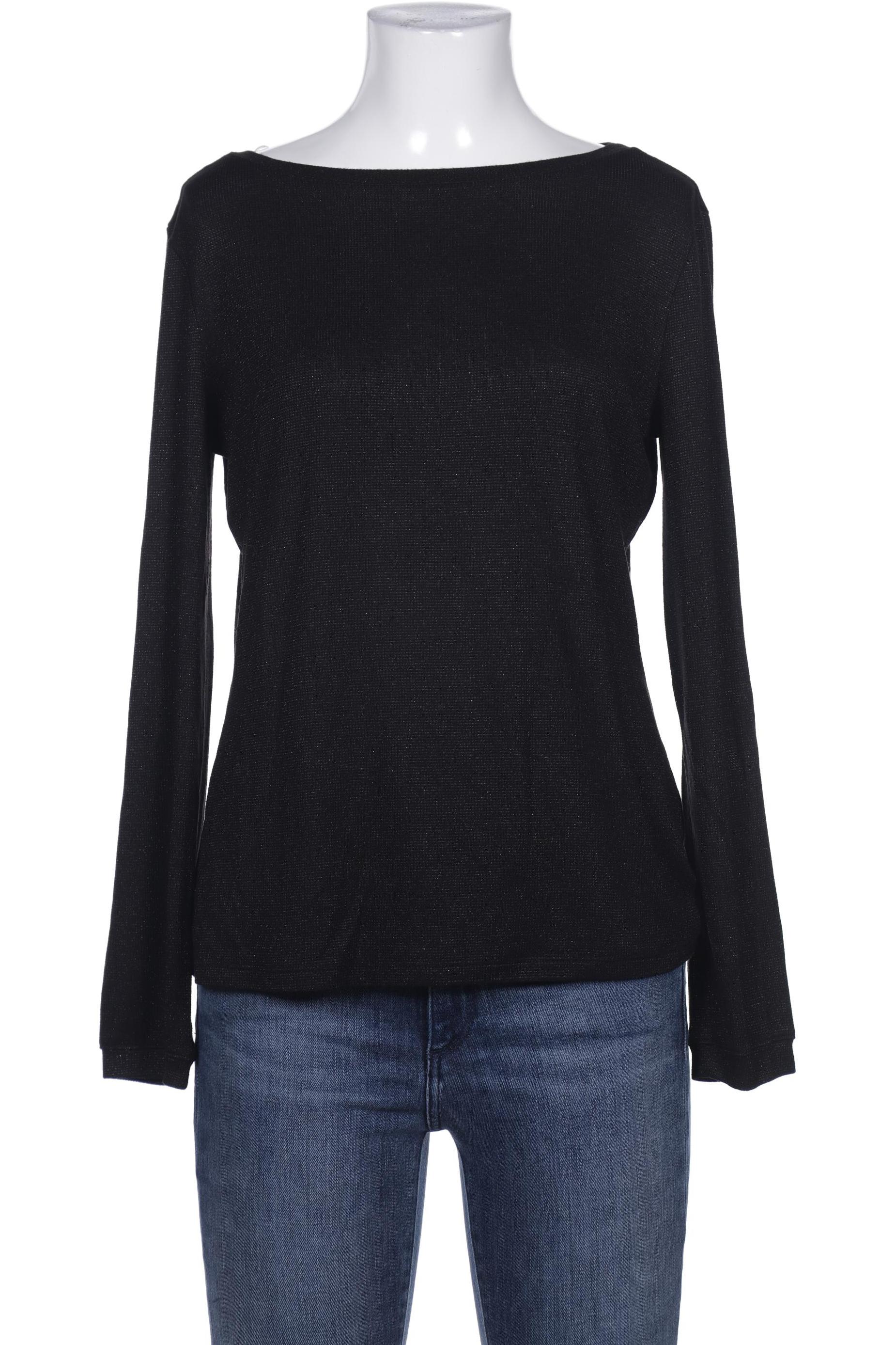 

Comma Damen Langarmshirt, schwarz, Gr. 36