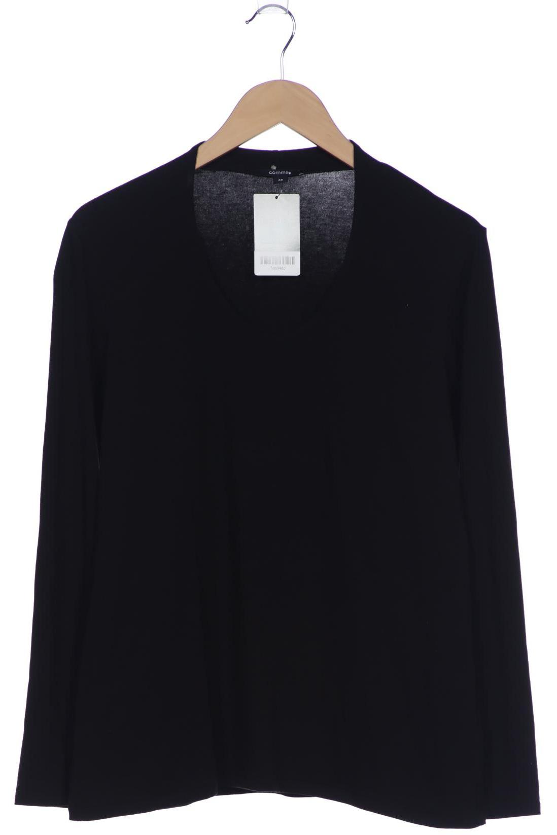 

Comma Damen Langarmshirt, schwarz, Gr. 46