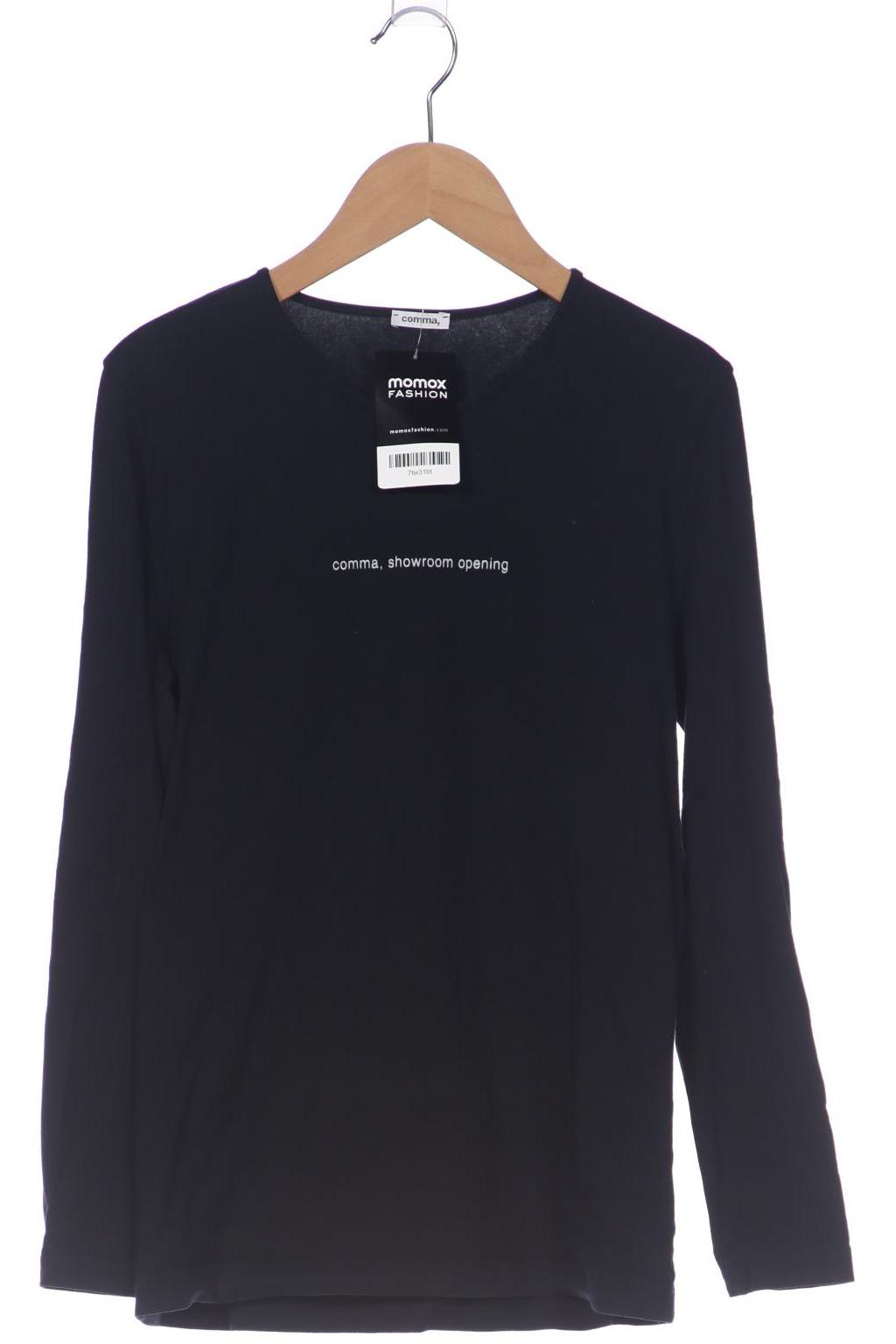 

Comma Damen Langarmshirt, marineblau, Gr. 36