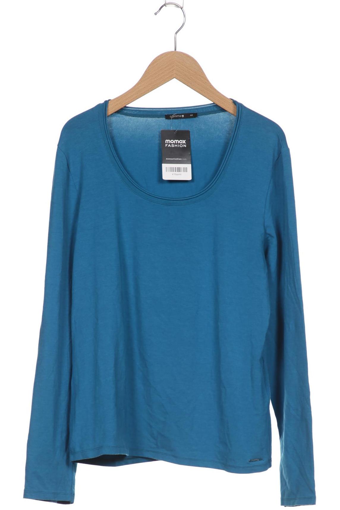 

Comma Damen Langarmshirt, blau, Gr. 44