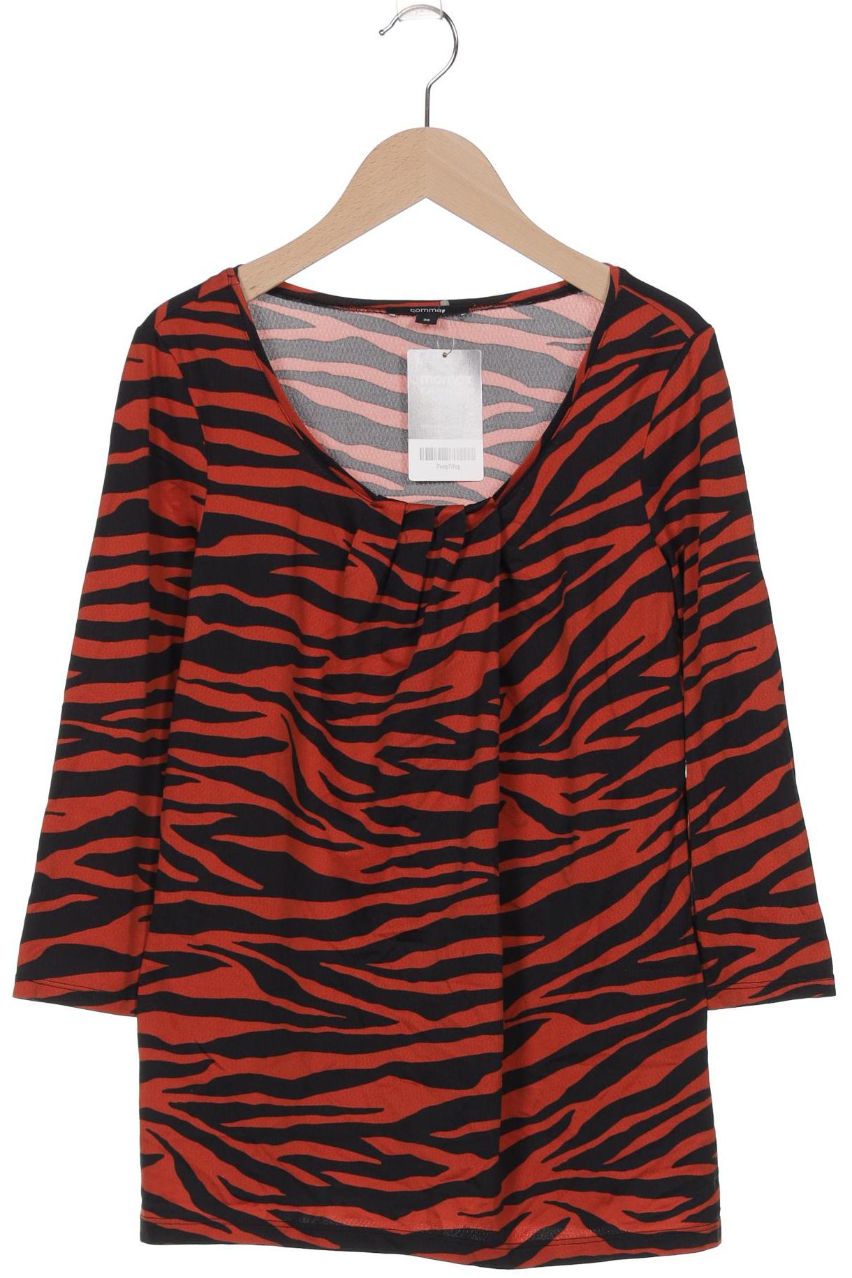 

Comma Damen Langarmshirt, schwarz, Gr. 38