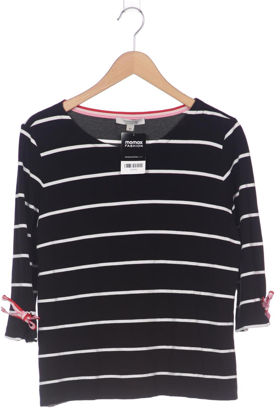 

Comma Damen Langarmshirt, schwarz, Gr. 44
