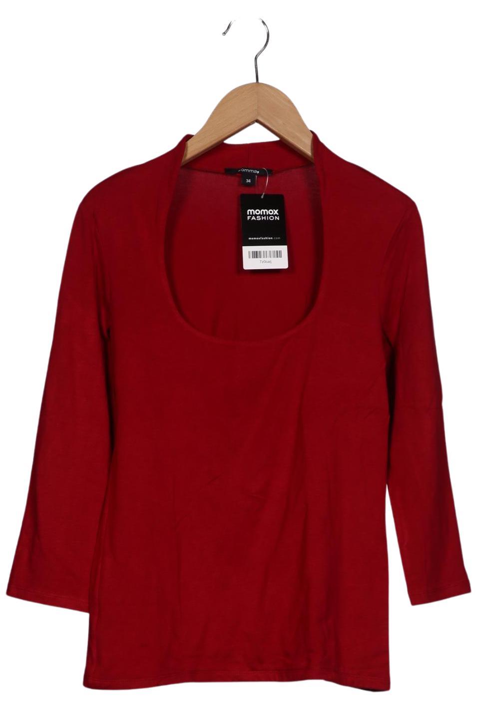 

Comma Damen Langarmshirt, rot, Gr. 34