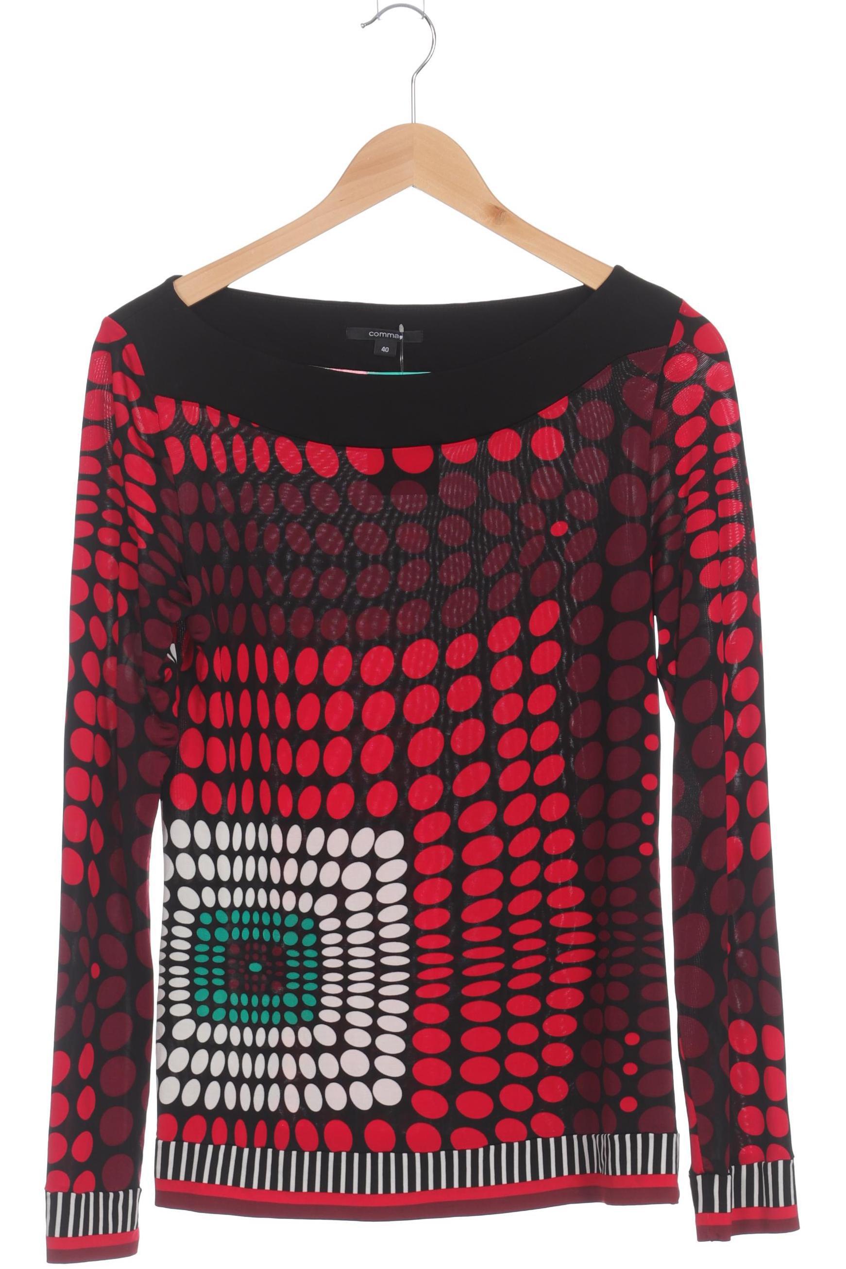 

Comma Damen Langarmshirt, rot, Gr. 40