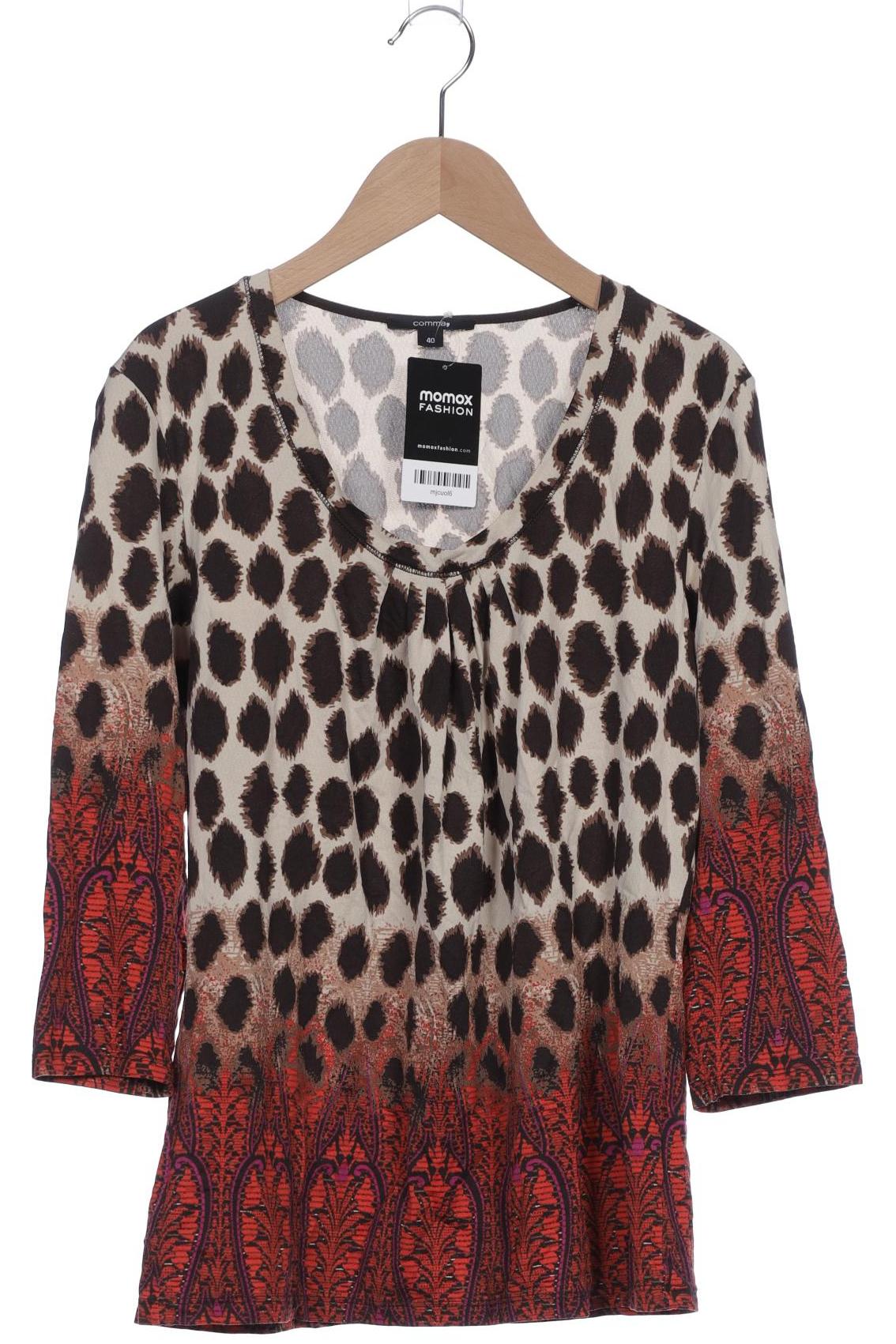 

Comma Damen Langarmshirt, mehrfarbig, Gr. 40