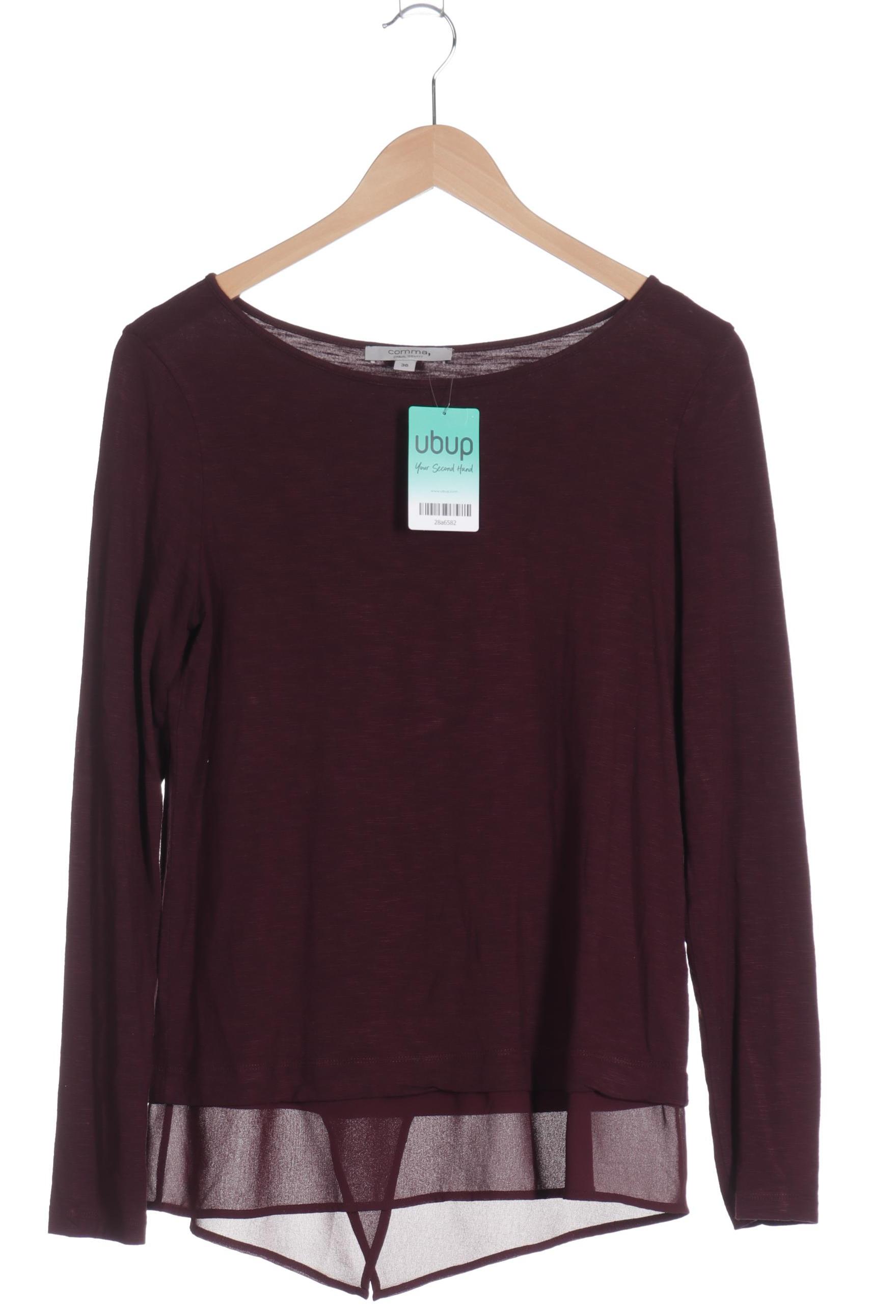 

Comma Damen Langarmshirt, rot, Gr. 36