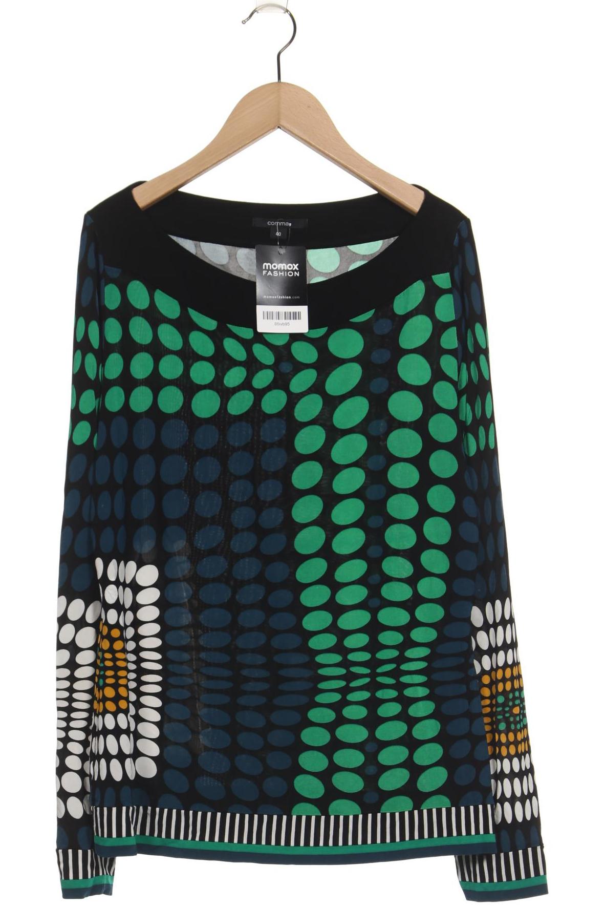 

Comma Damen Langarmshirt, mehrfarbig, Gr. 40