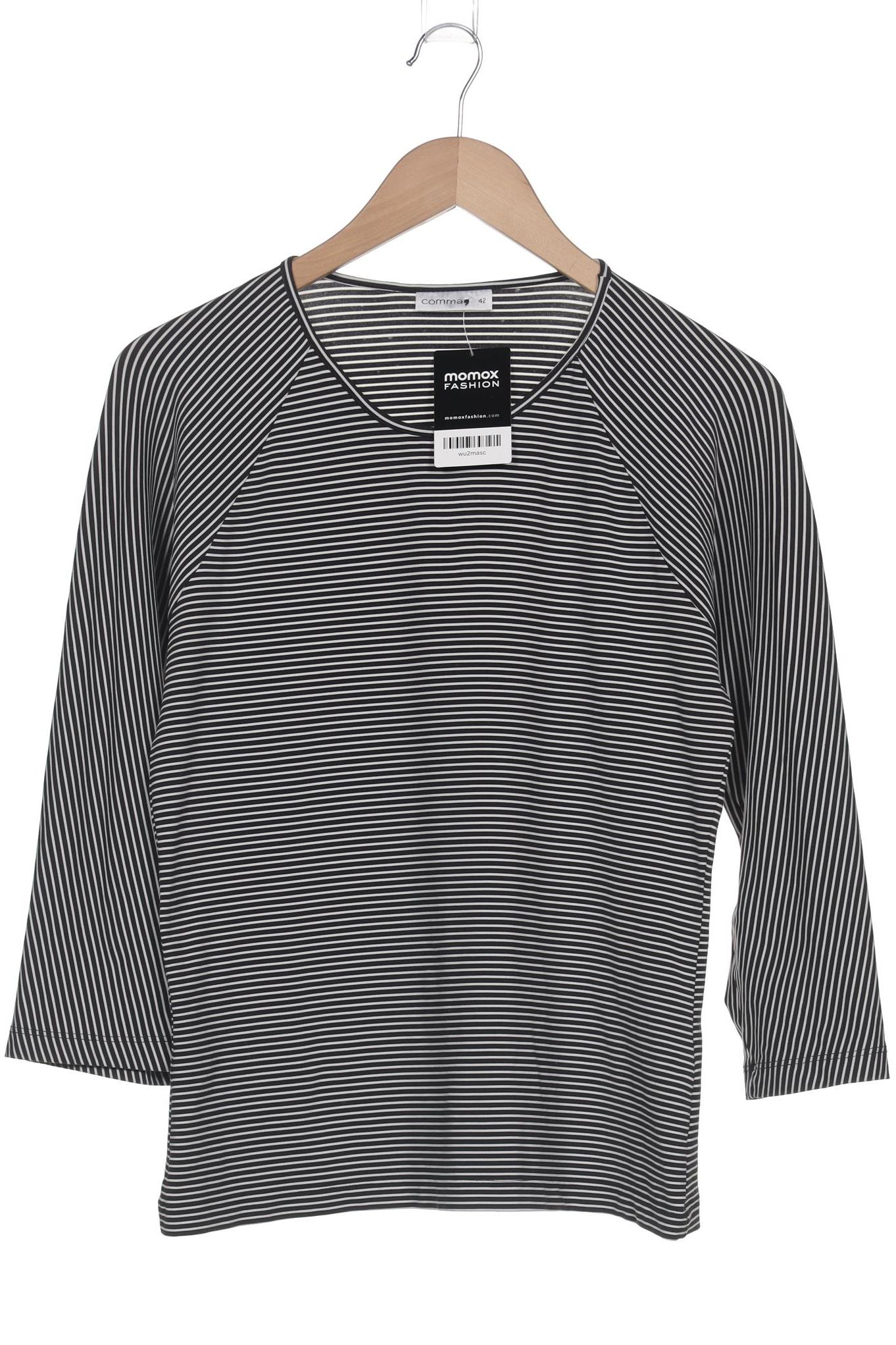 

Comma Damen Langarmshirt, schwarz, Gr. 42