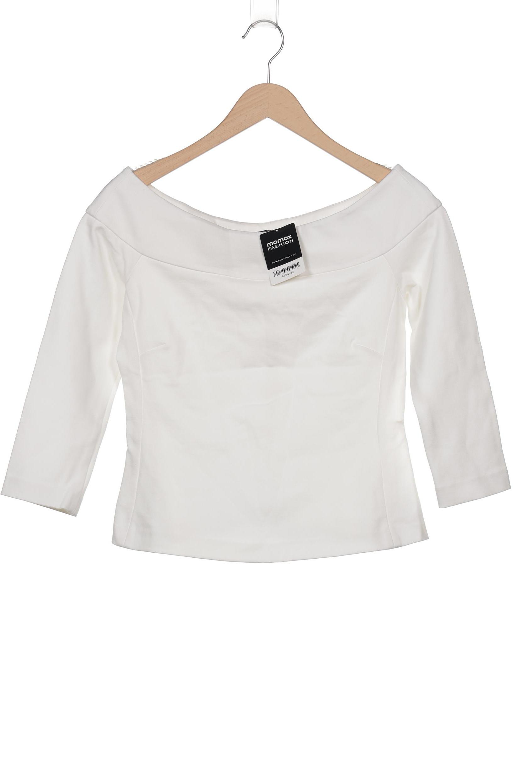 

Comma Damen Langarmshirt, weiß, Gr. 36