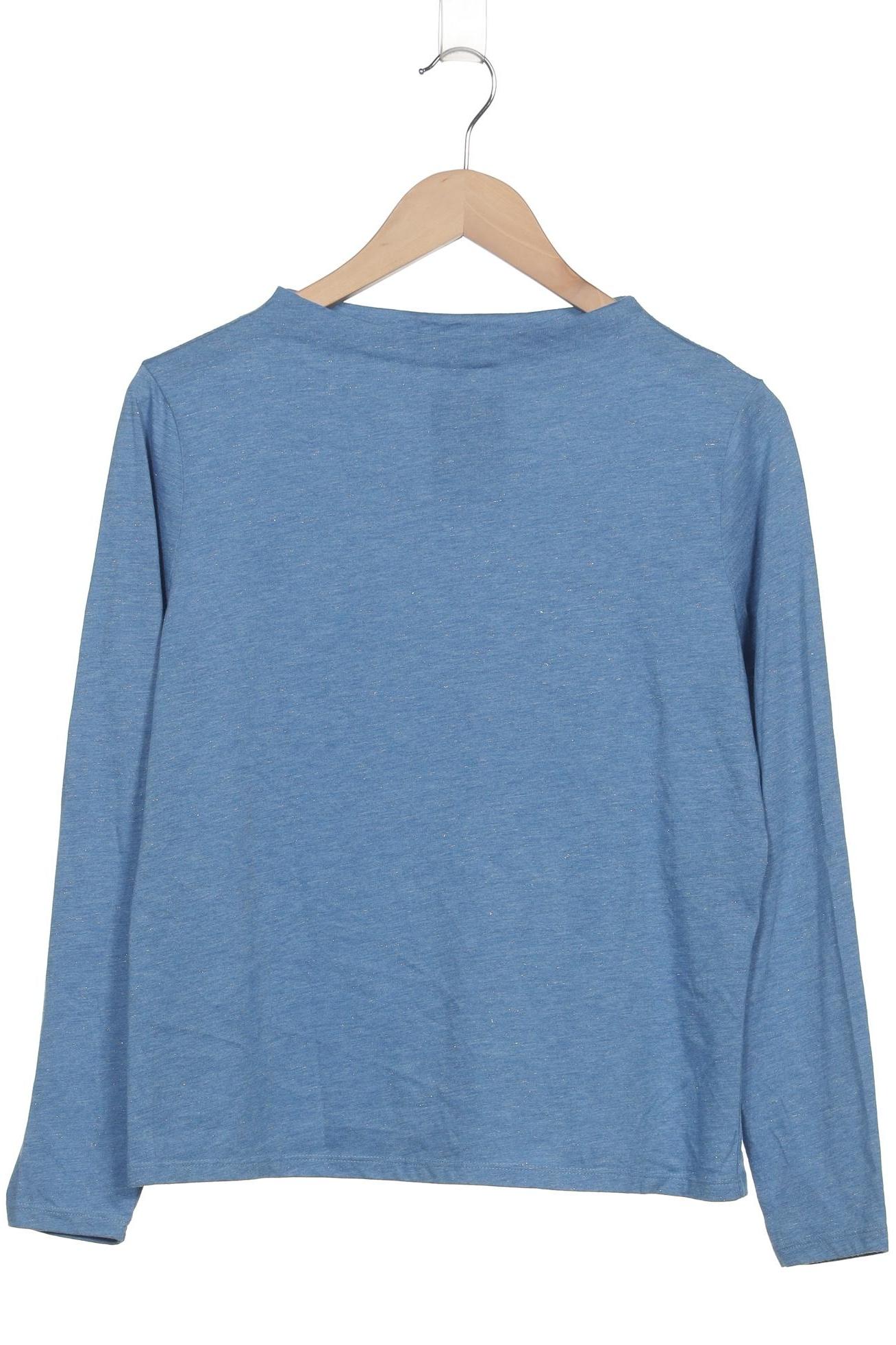 

Comma Damen Langarmshirt, blau, Gr. 38