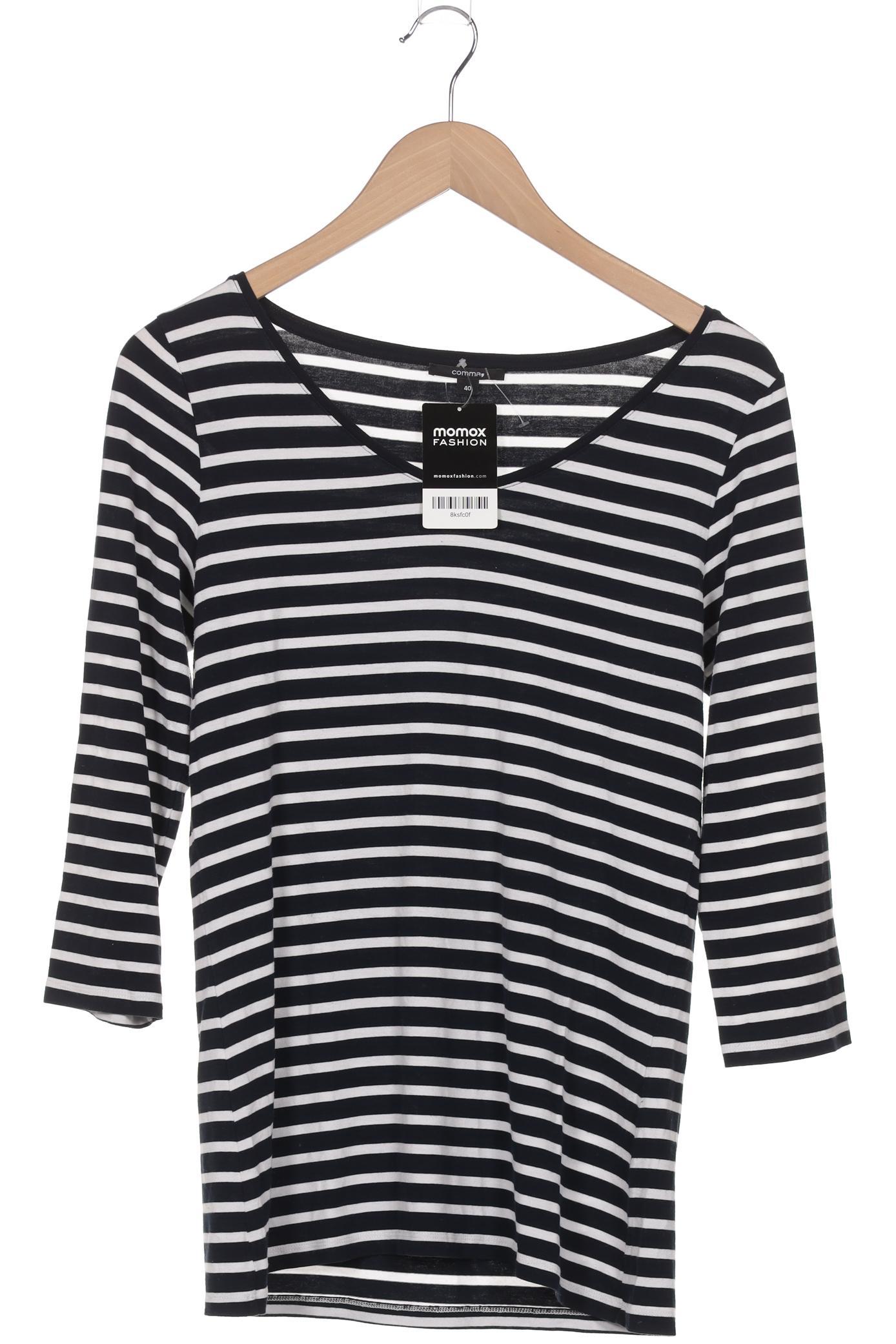 

Comma Damen Langarmshirt, marineblau, Gr. 40