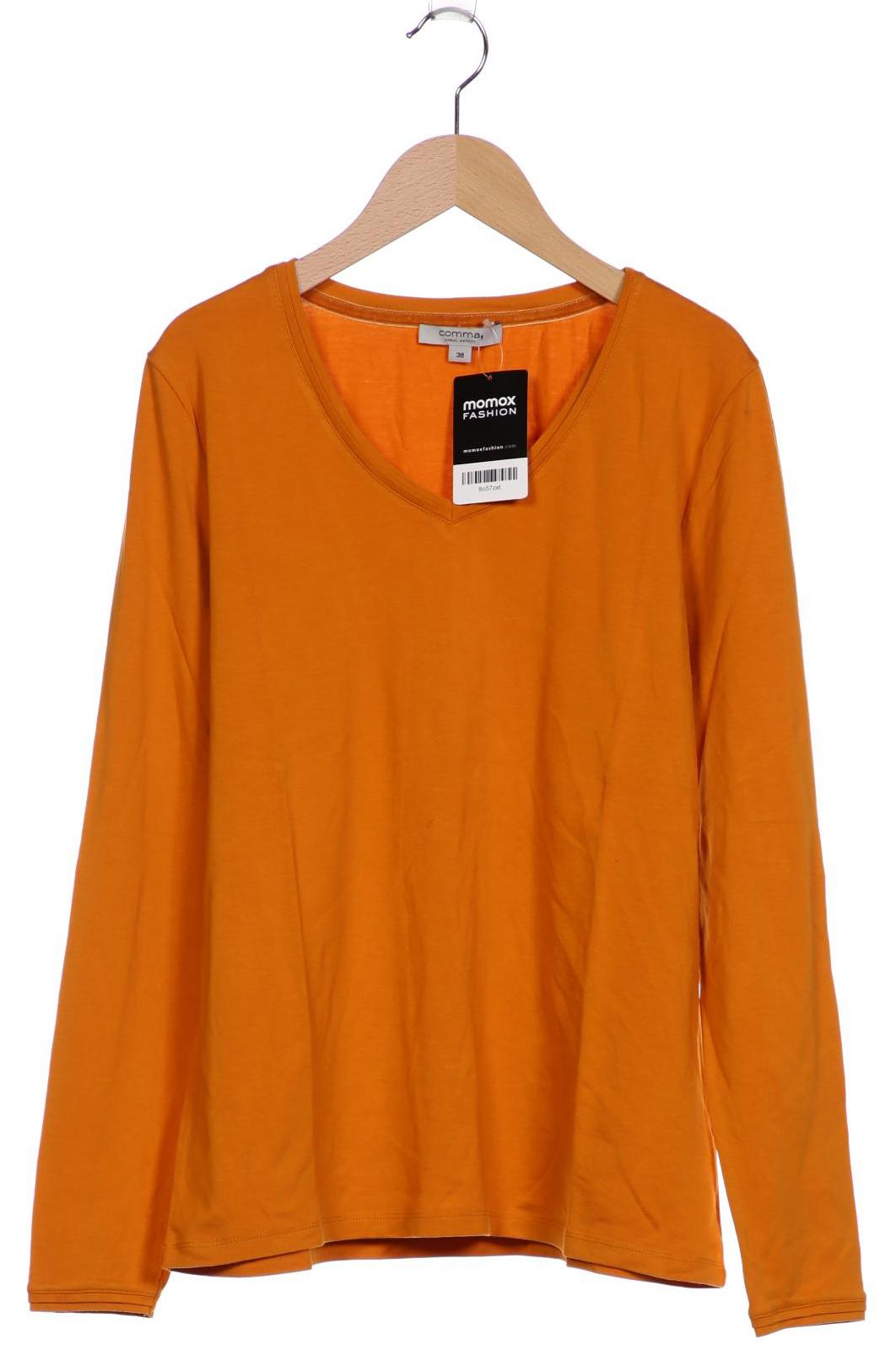 

Comma Damen Langarmshirt, orange, Gr. 38