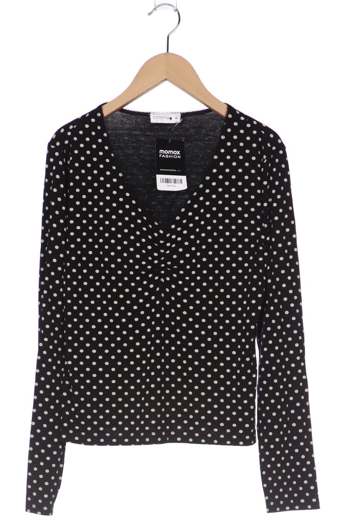 

Comma Damen Langarmshirt, schwarz