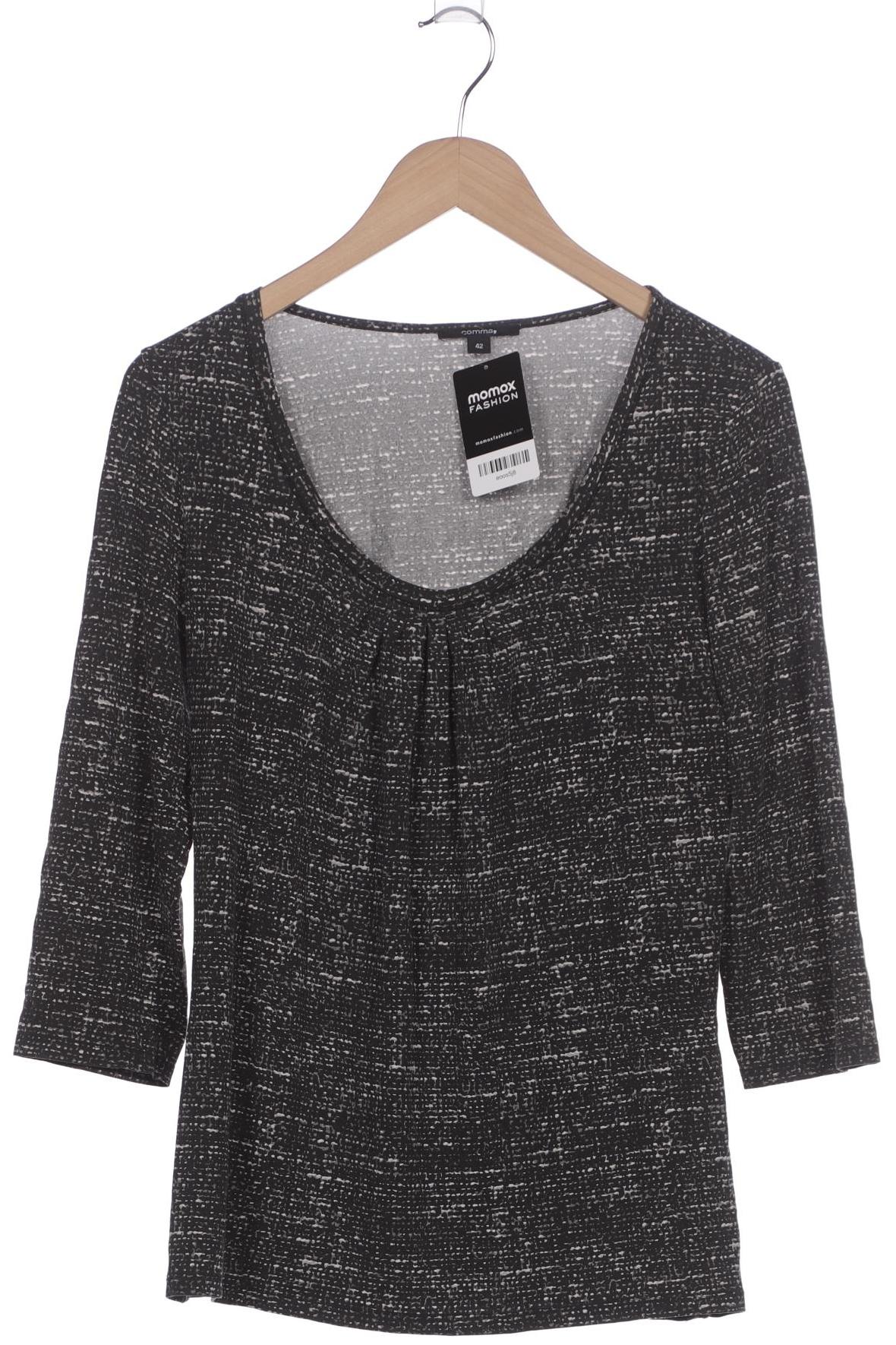 

Comma Damen Langarmshirt, grau, Gr. 42