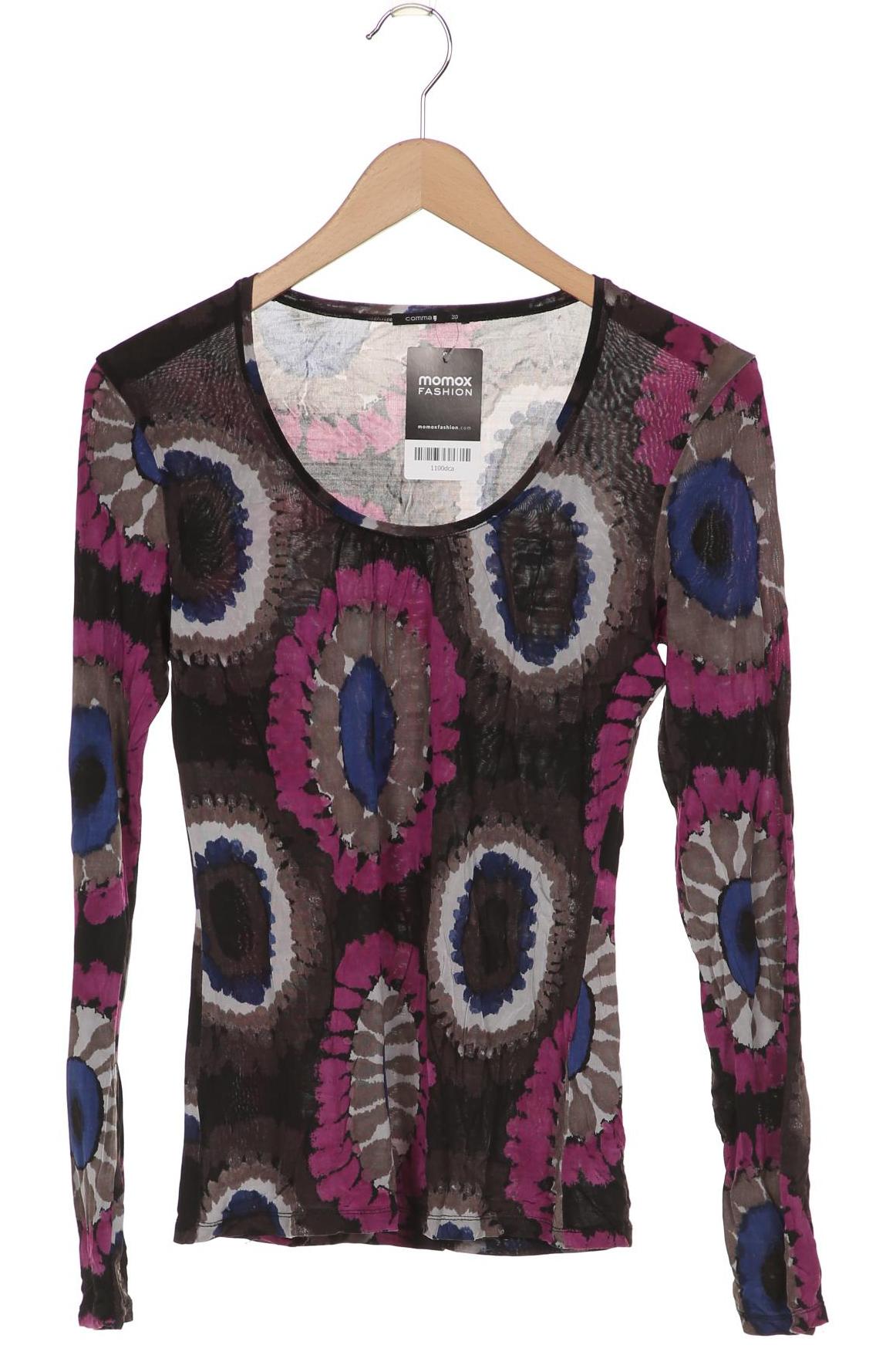 

Comma Damen Langarmshirt, mehrfarbig