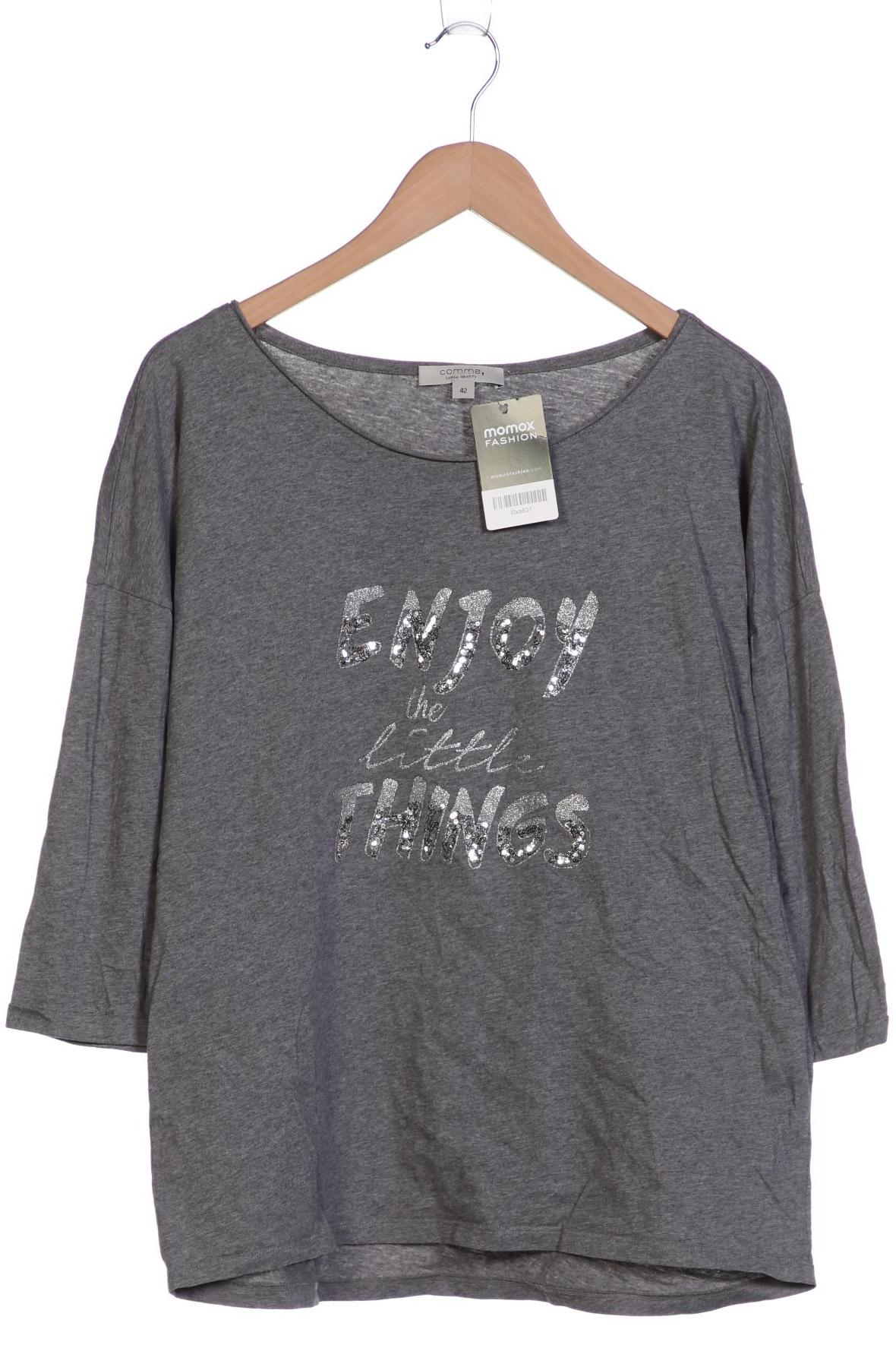 

Comma Damen Langarmshirt, grau, Gr. 42