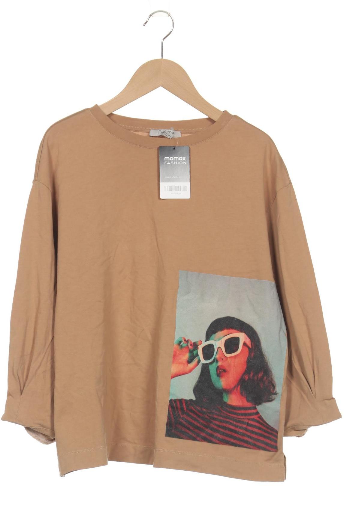 

Comma Damen Langarmshirt, beige, Gr. 42