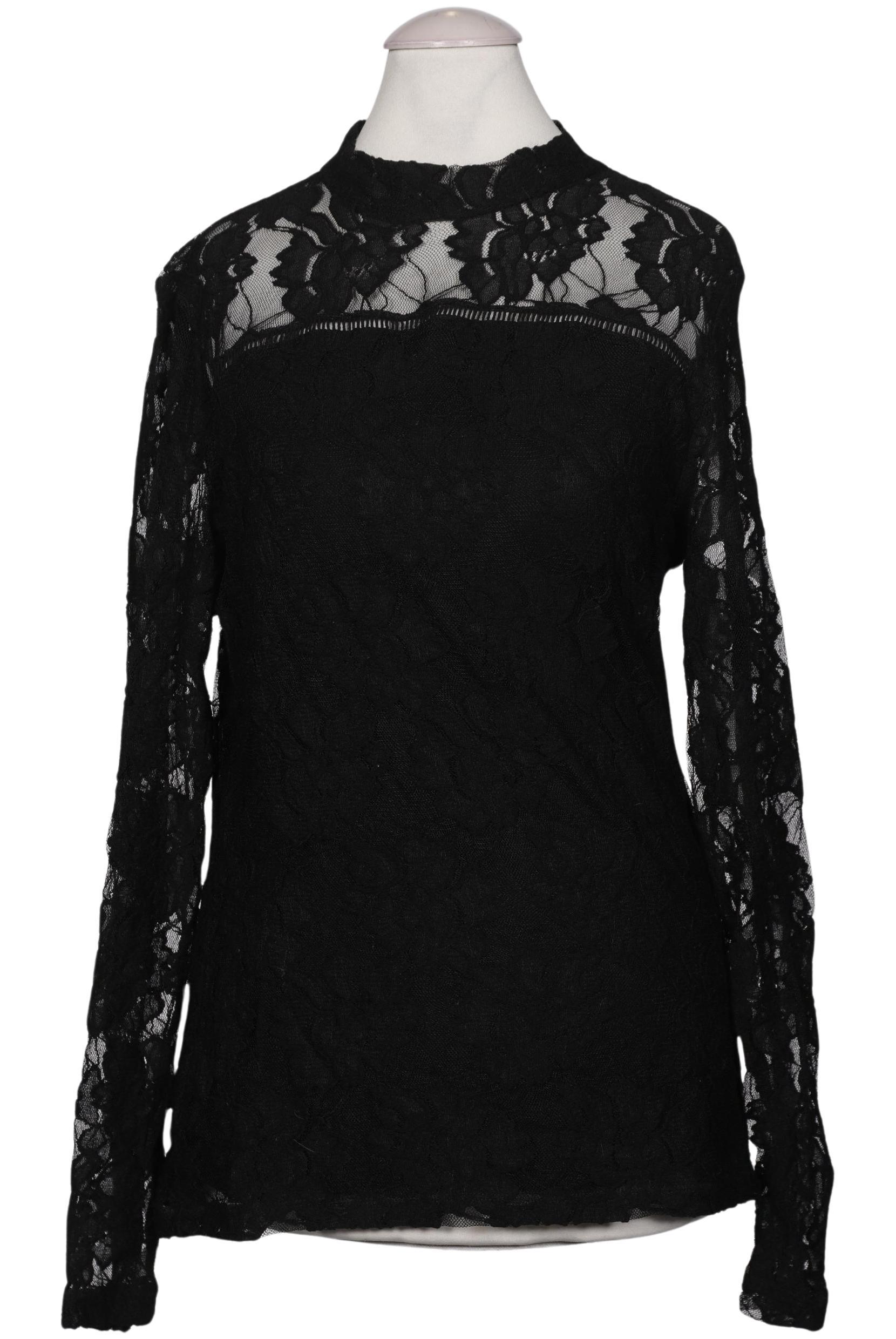 

Comma Damen Langarmshirt, schwarz, Gr. 40