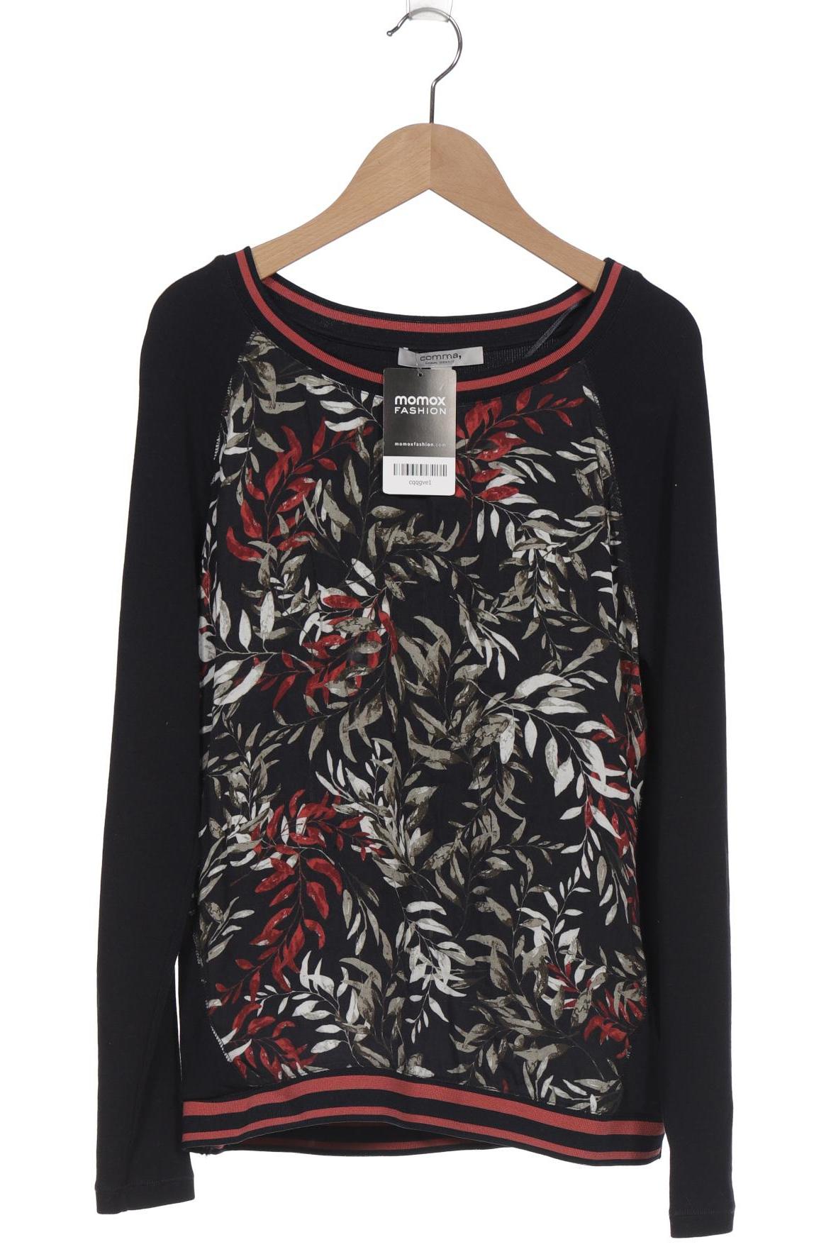 

Comma Damen Langarmshirt, marineblau, Gr. 38