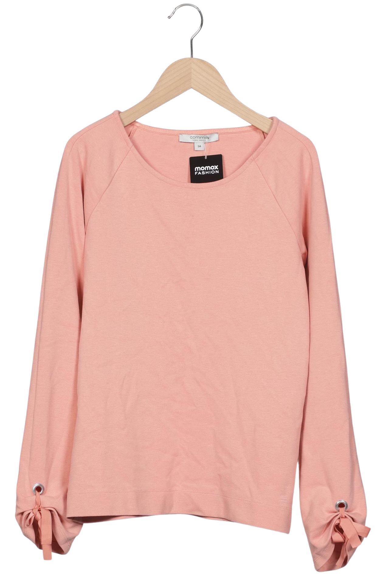 

Comma Damen Langarmshirt, pink, Gr. 34