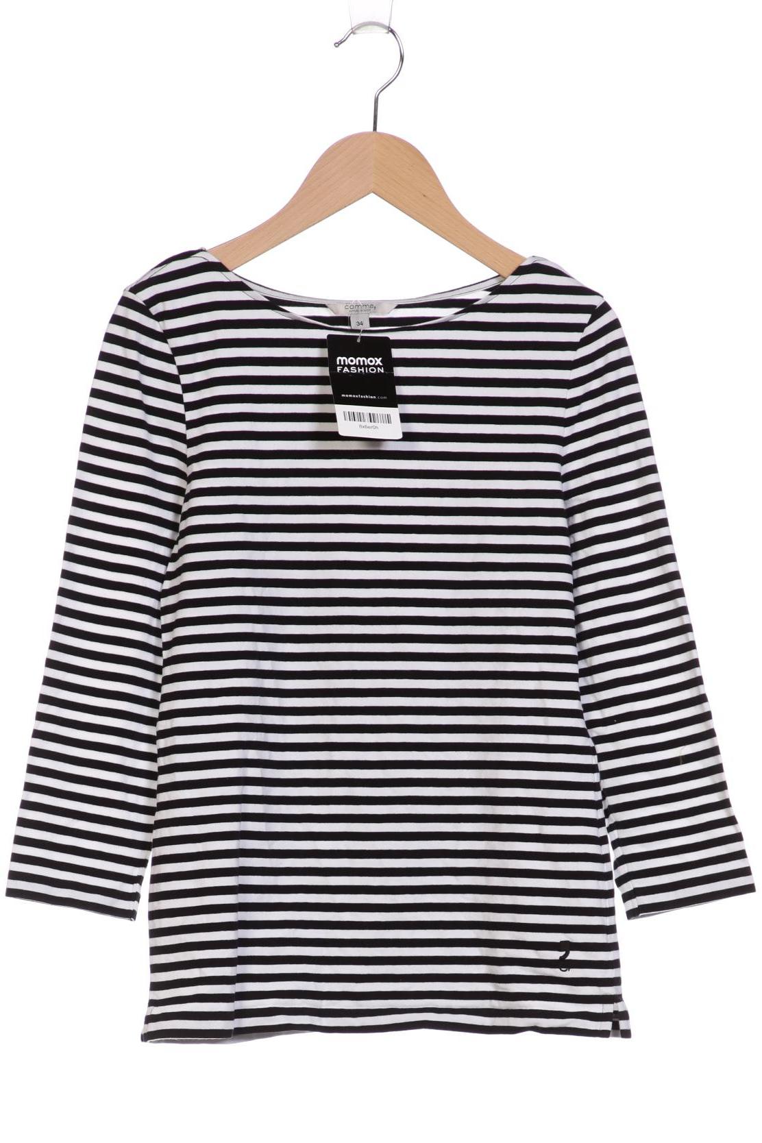 

Comma Damen Langarmshirt, schwarz, Gr. 34