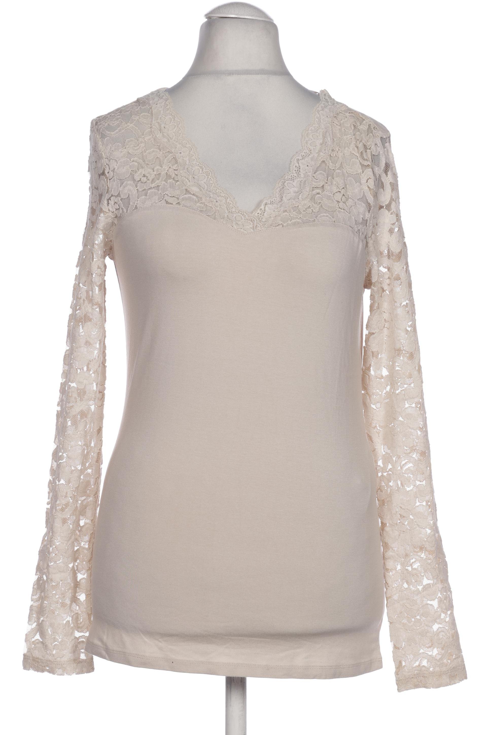 

Comma Damen Langarmshirt, beige, Gr. 36