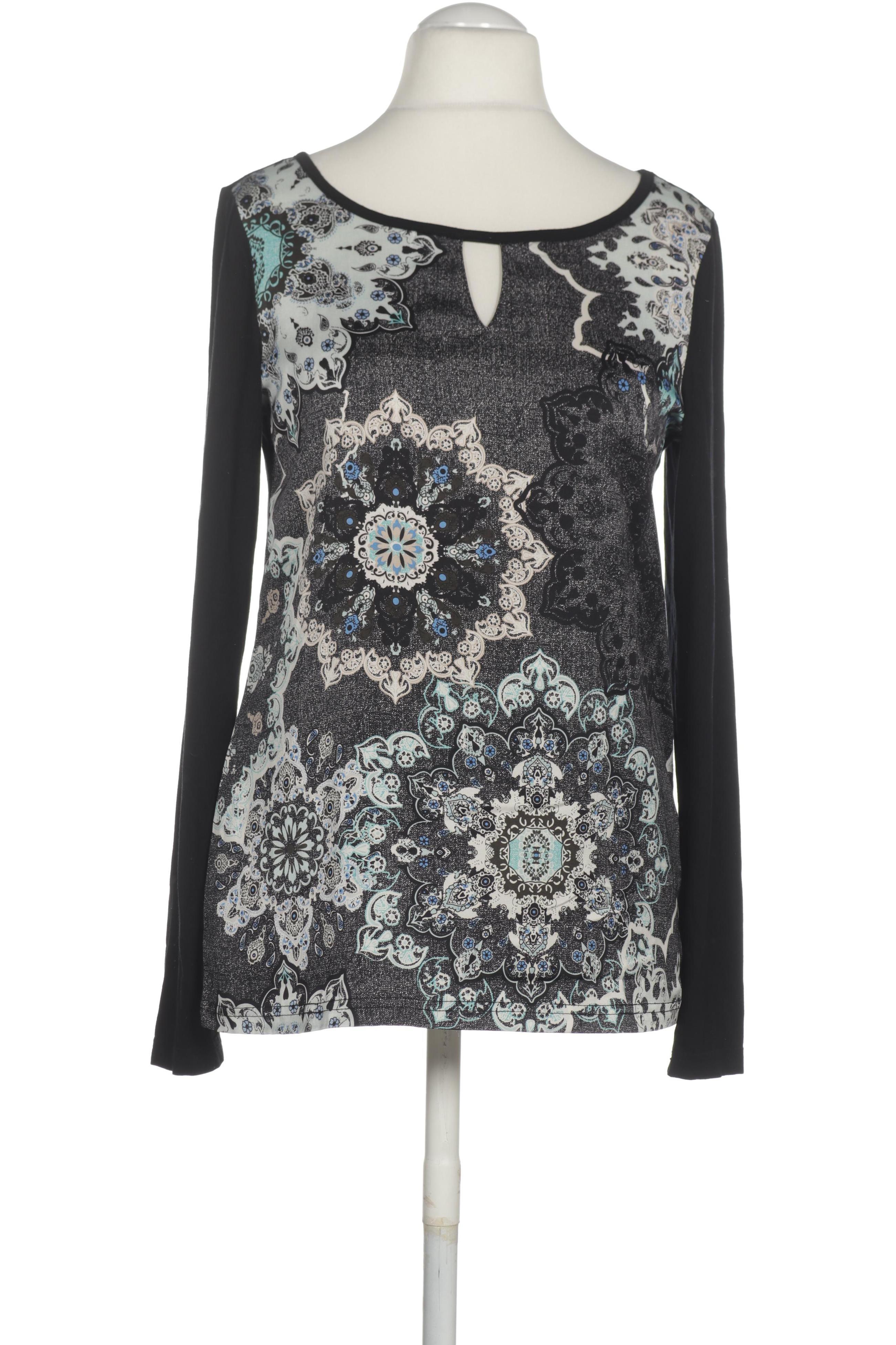 

Comma Damen Langarmshirt, schwarz, Gr. 36