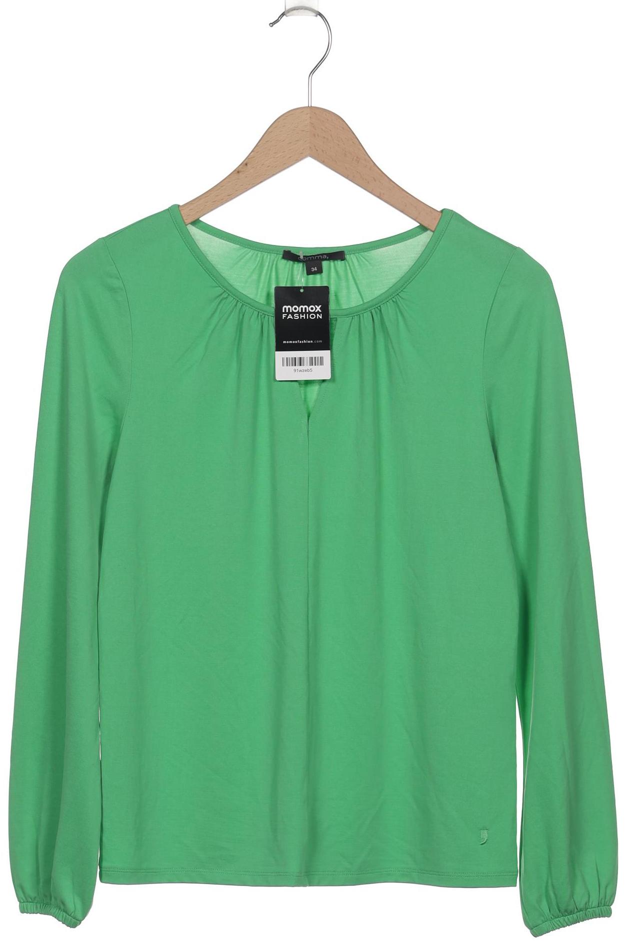 

Comma Damen Langarmshirt, grün, Gr. 34
