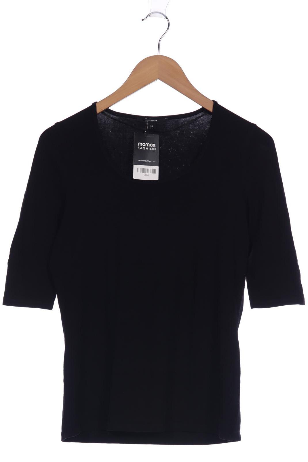 

Comma Damen Langarmshirt, schwarz, Gr. 38