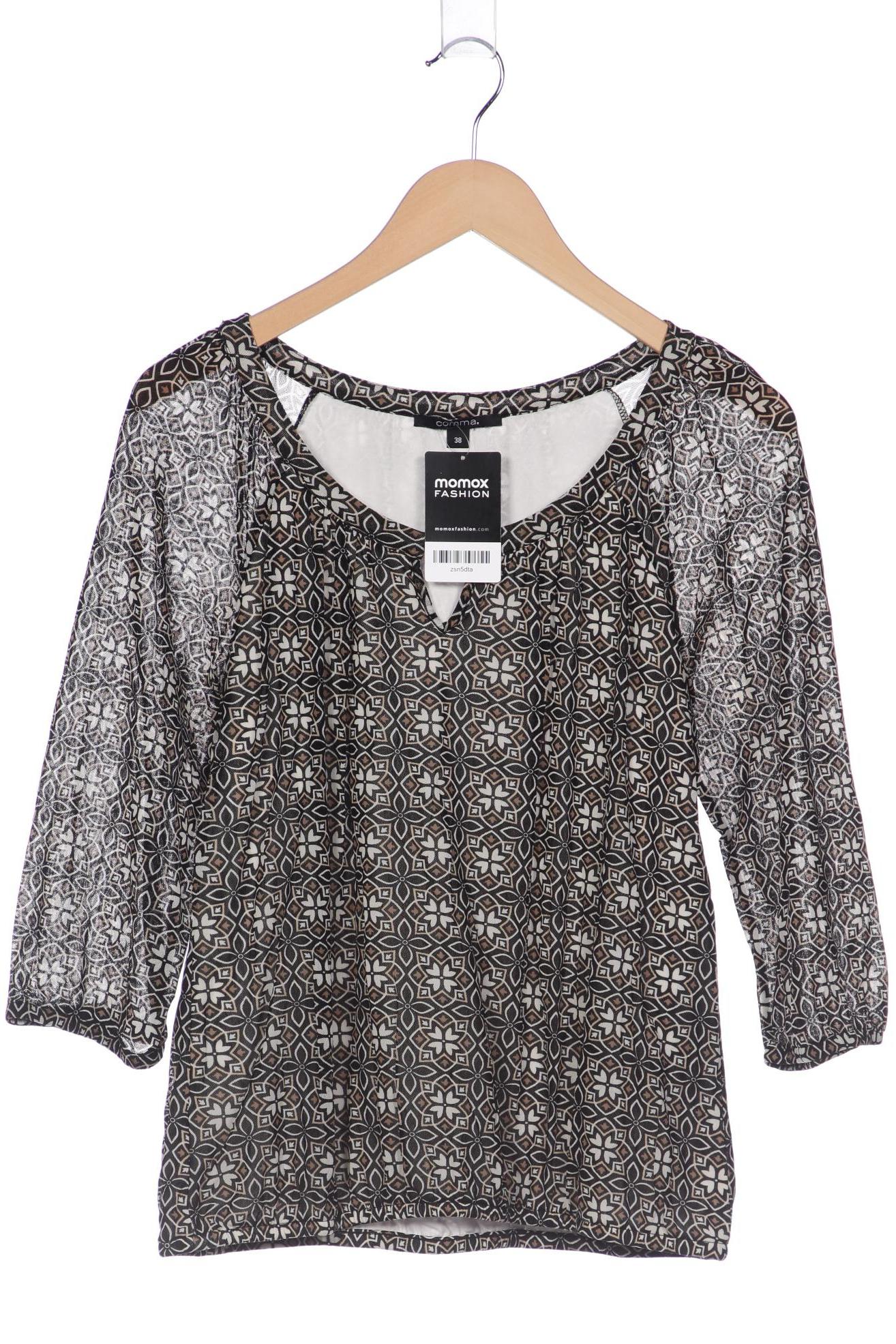 

Comma Damen Langarmshirt, schwarz, Gr. 38