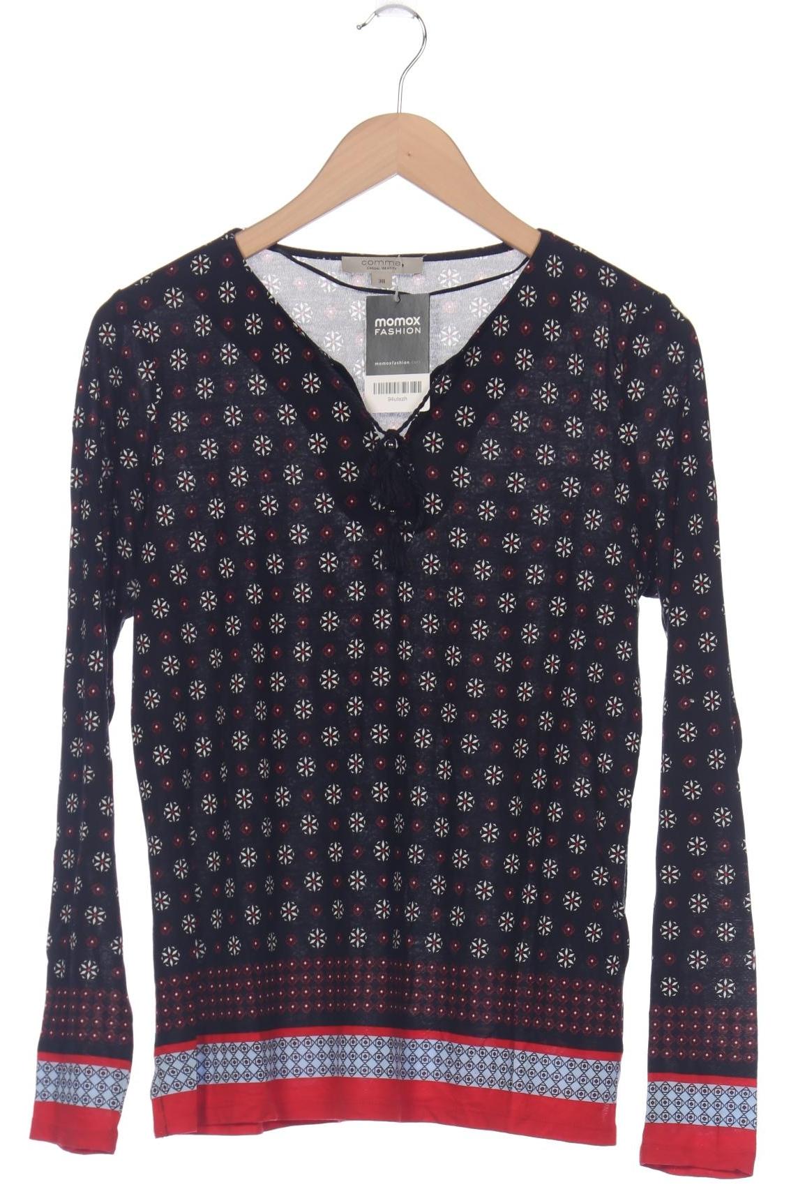 

Comma Damen Langarmshirt, schwarz, Gr. 38