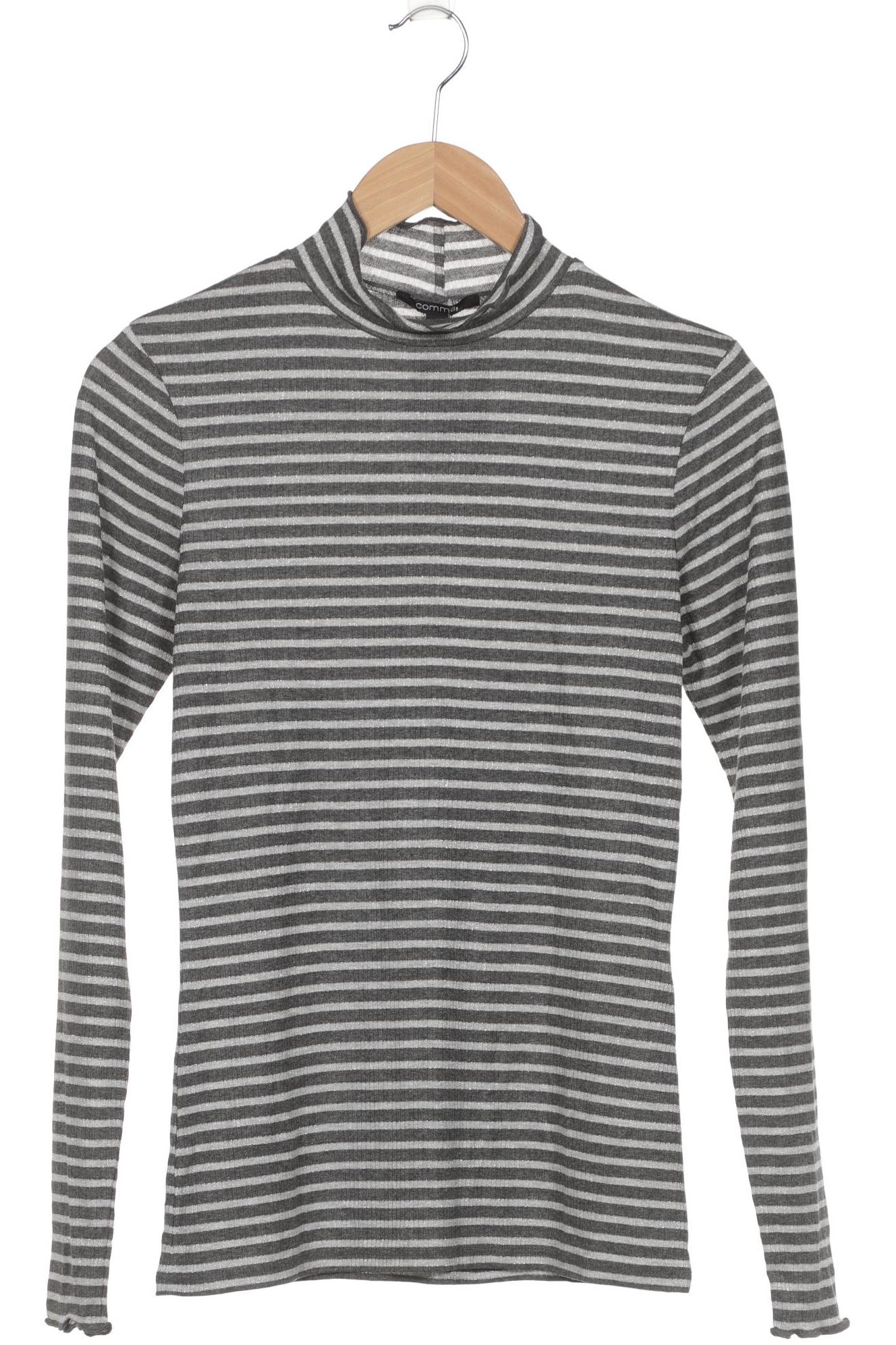 

Comma Damen Langarmshirt, grau, Gr. 34
