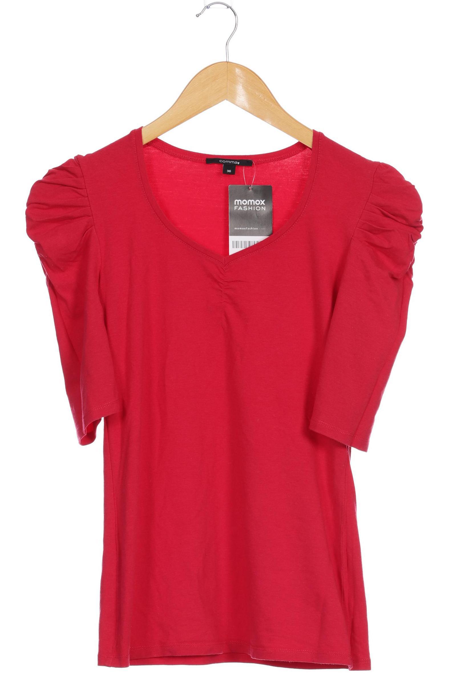 

Comma Damen Langarmshirt, rot, Gr. 36