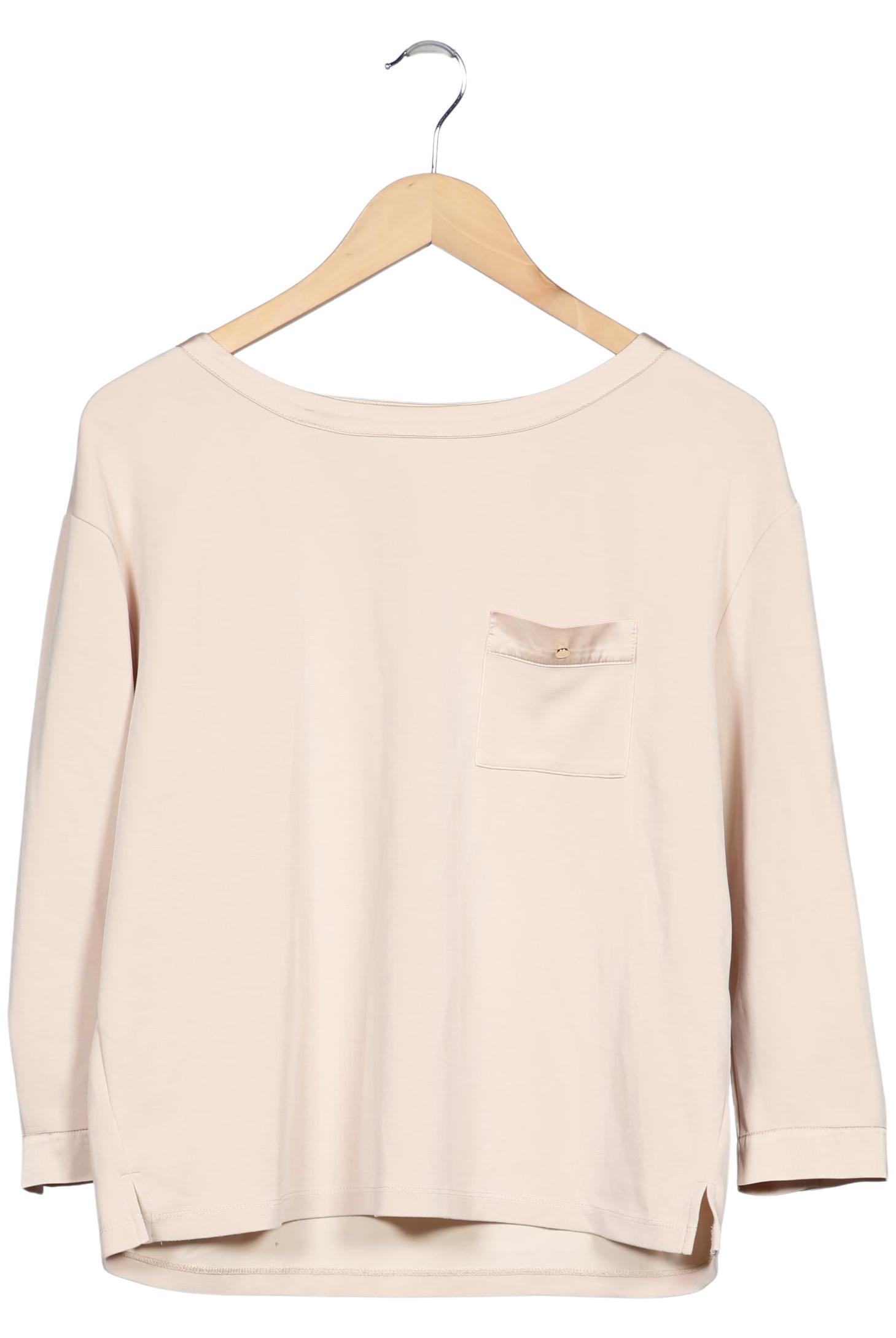 

Comma Damen Langarmshirt, beige, Gr. 38