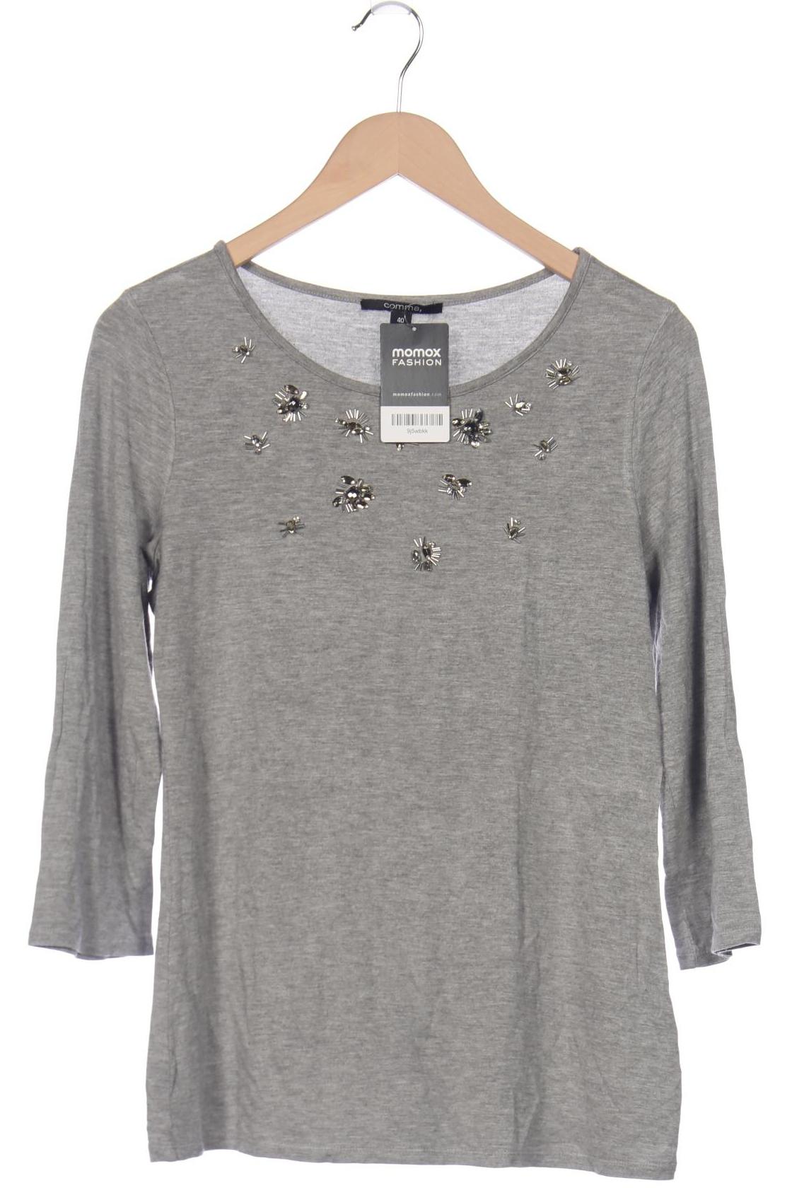 

Comma Damen Langarmshirt, grau