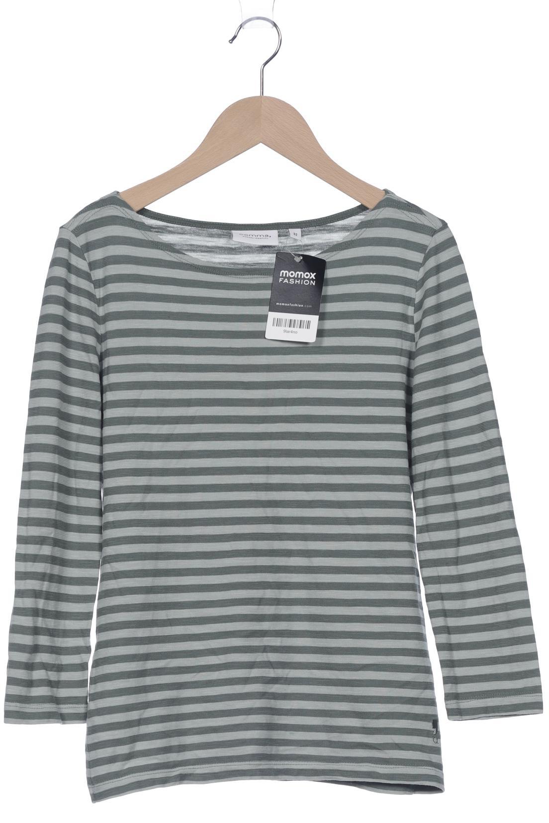 

Comma Damen Langarmshirt, türkis, Gr. 32